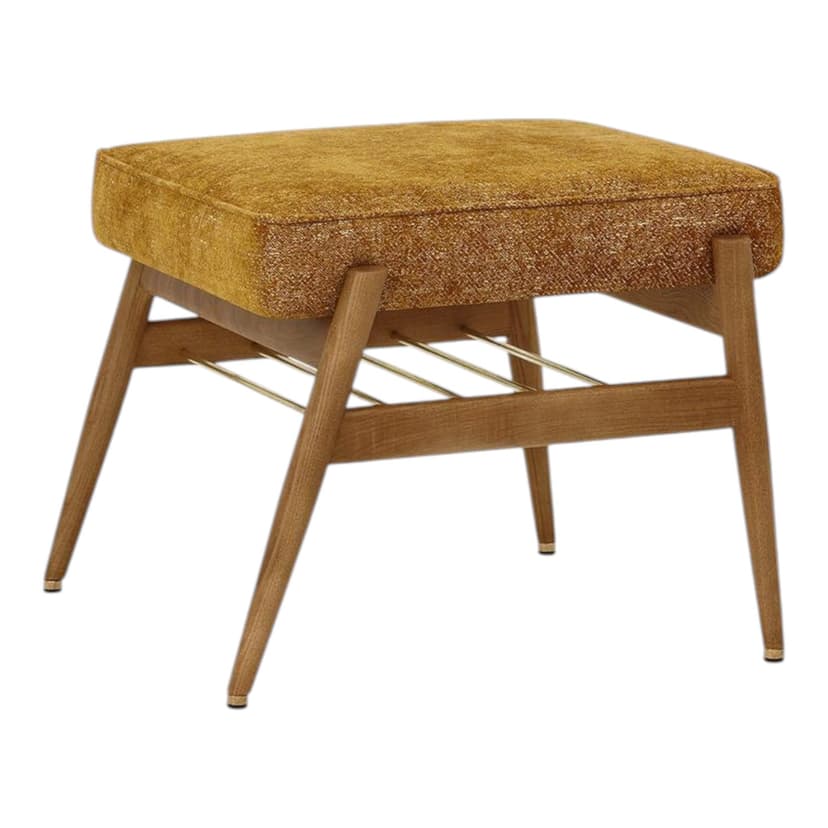 Podnóżek Fox, Marble Mustard, jesion 03 Dark, 366 Concept