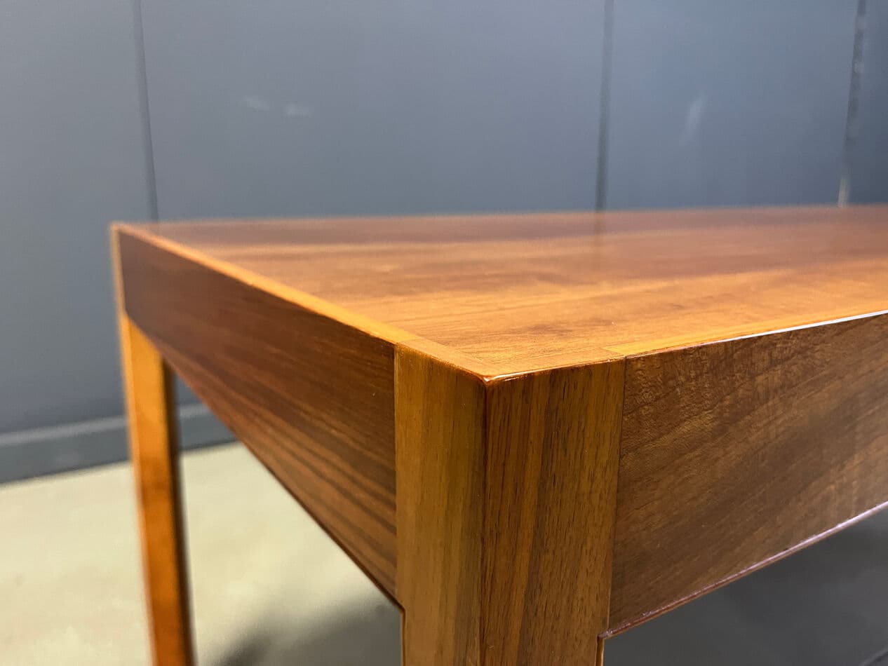 Coffee Table Konge, brown walnut, by R. Thygesen & J. Sørensen, Belgium, 1960s. - 329970