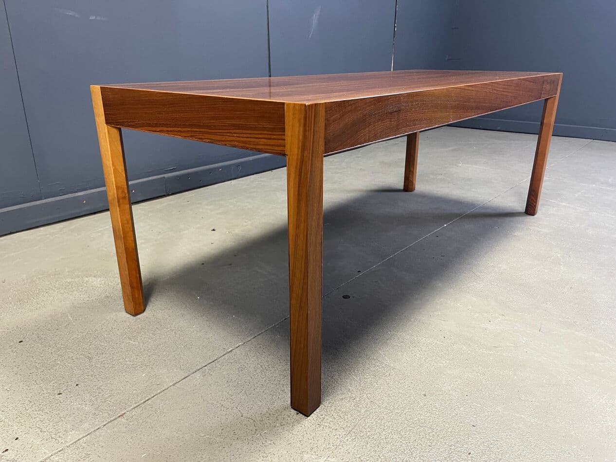 Coffee Table Konge, brown walnut, by R. Thygesen & J. Sørensen, Belgium, 1960s. - 329972