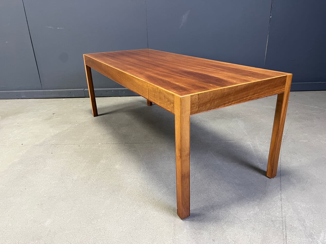 Coffee Table Konge, brown walnut, by R. Thygesen & J. Sørensen, Belgium, 1960s. - 329968