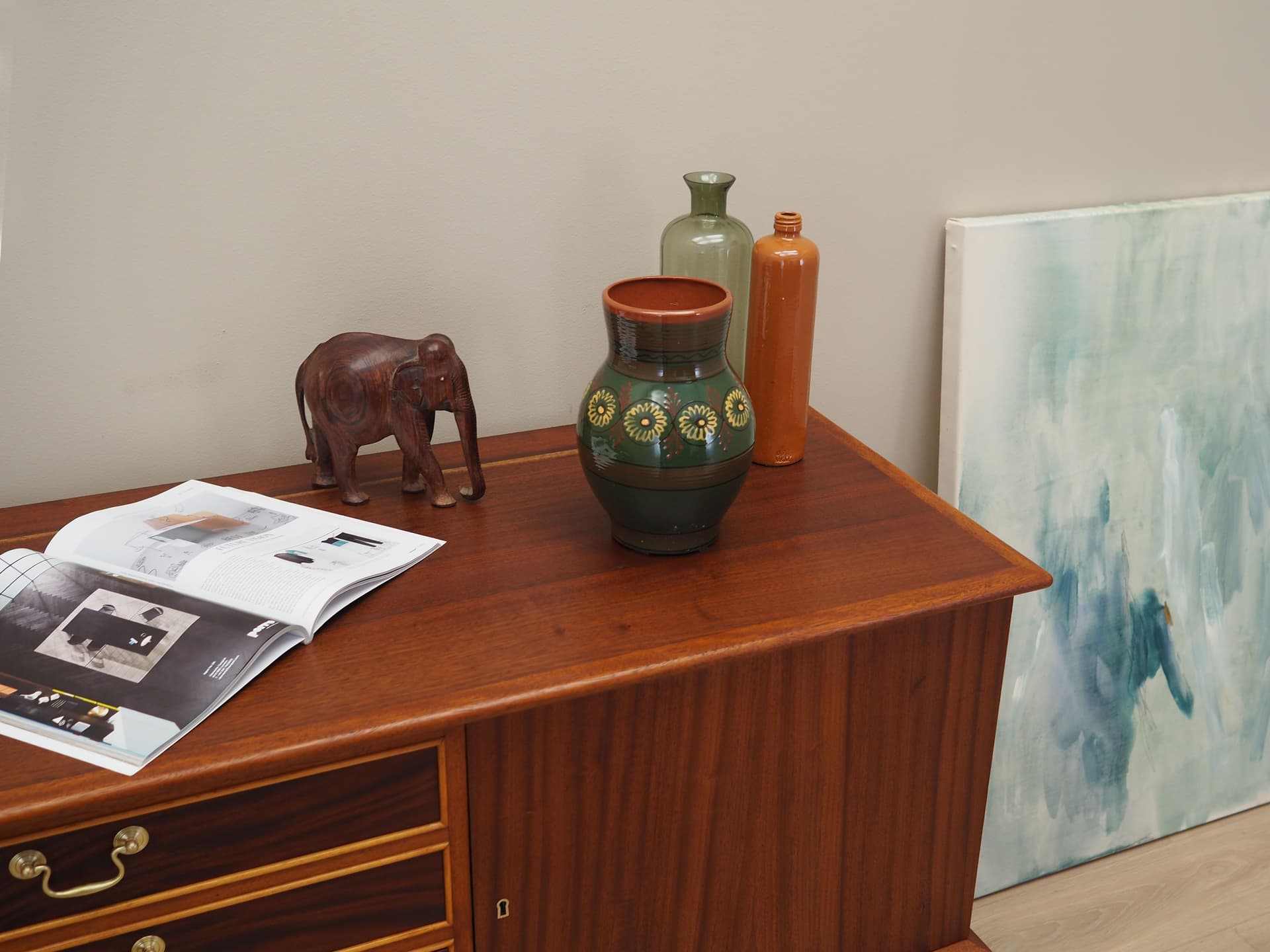 Vase, olive, ceramics, Denmark, 1970s - 66353