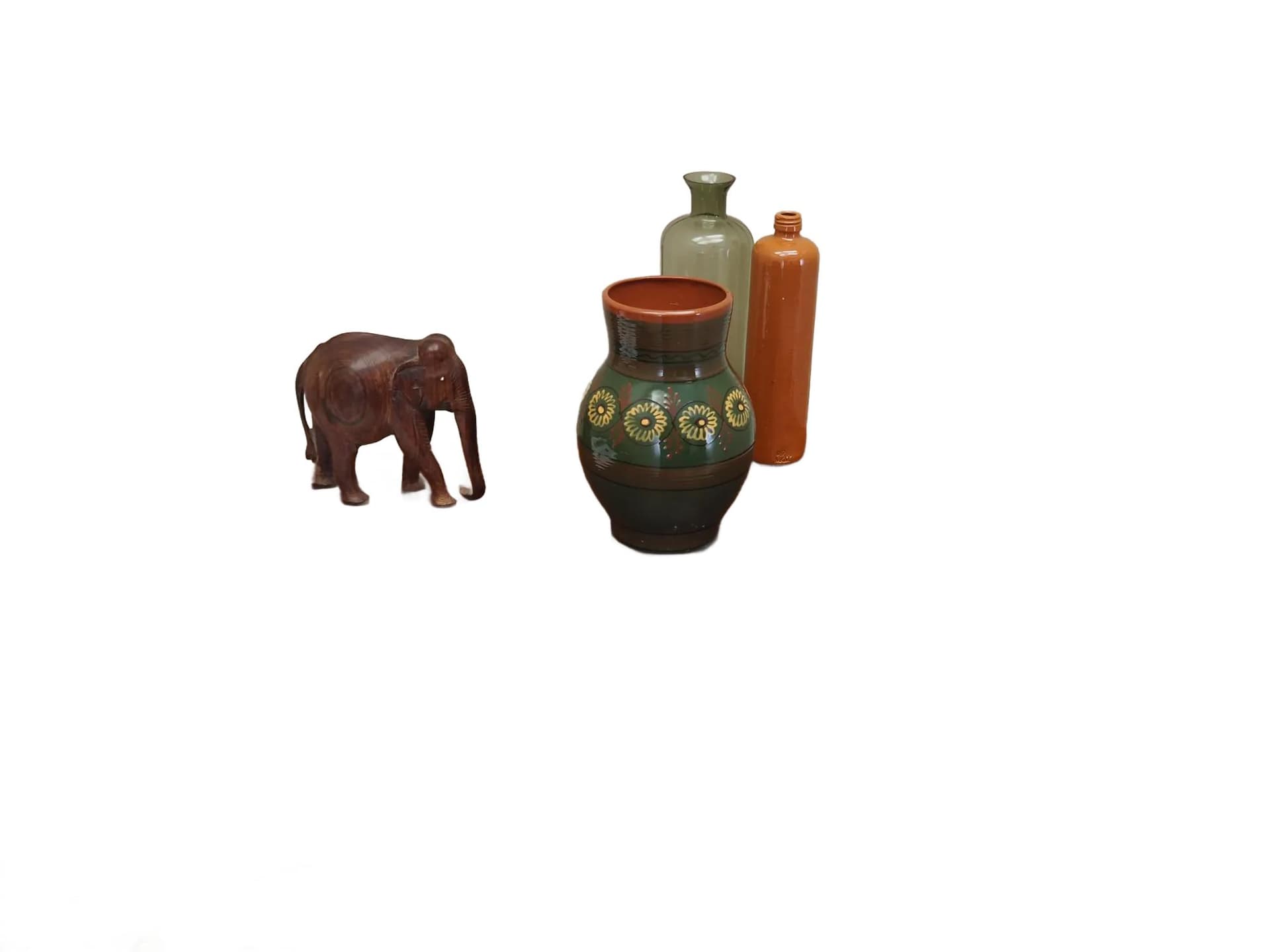 Vase, olive, ceramics, Denmark, 1970s - 24704