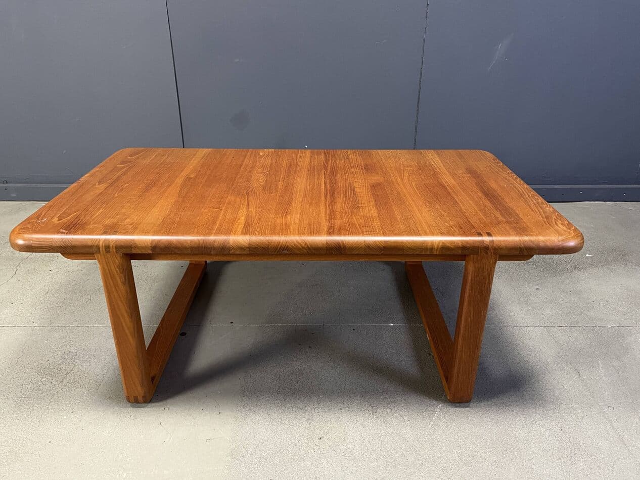 Coffee table, brown teak, Belgium, 1970s - 328769