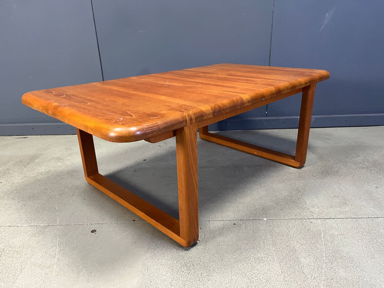 Coffee table, brown teak, Belgium, 1970s - 328762