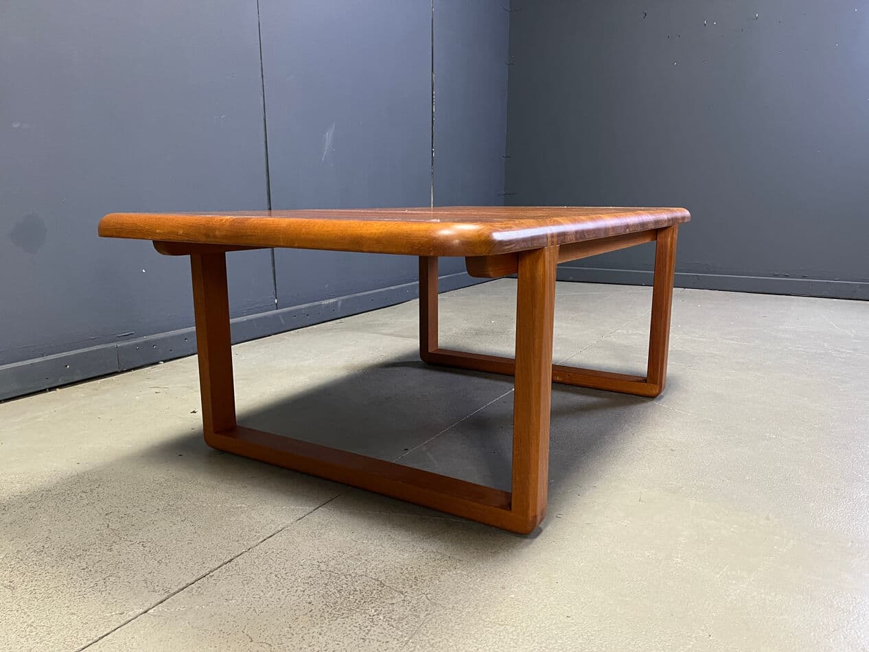 Coffee table, brown teak, Belgium, 1970s - 328764