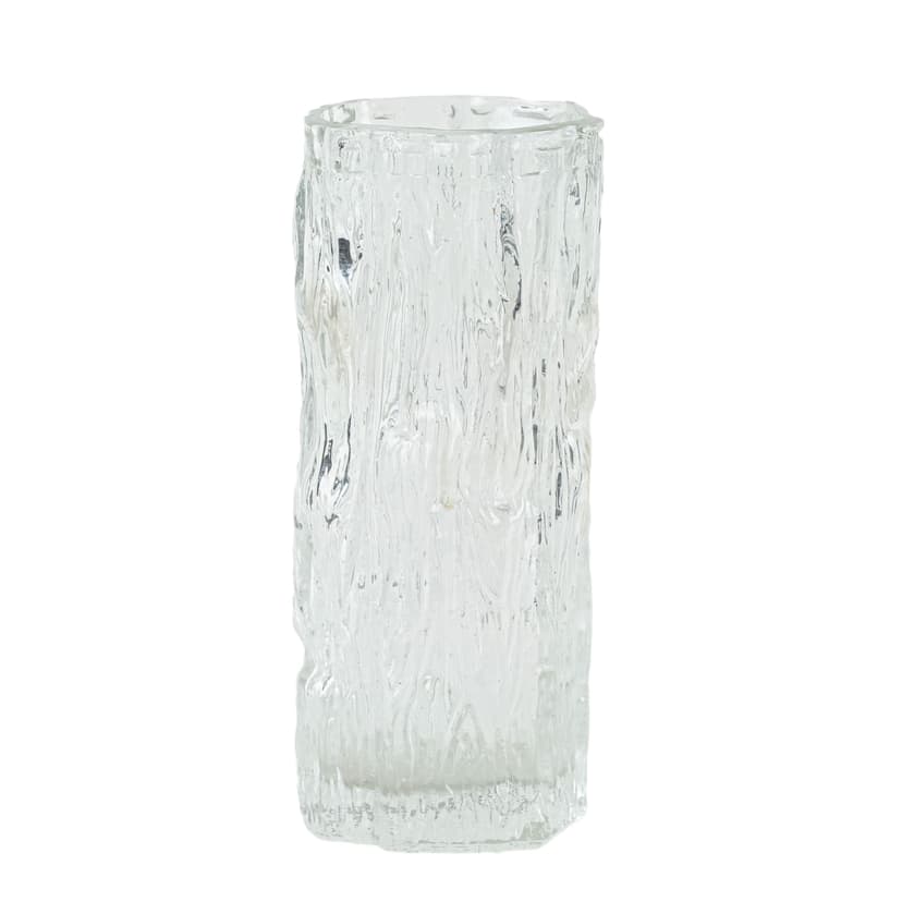 Vase Avena, transparent glass, by T. Wirkkala, Iittala, Finland, 1960s.