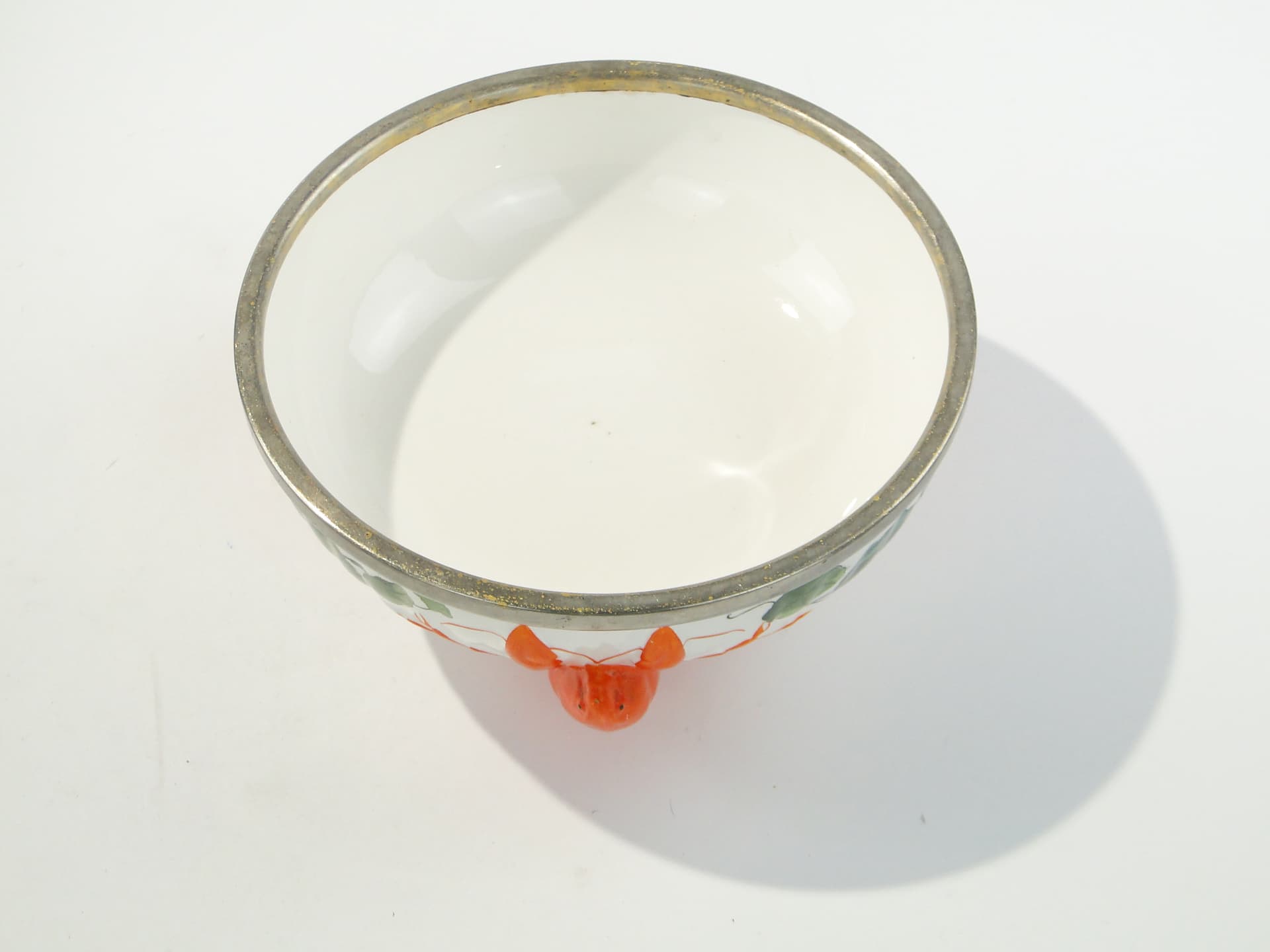 Historicist Serving Bowl, cream red-orange ceramics, France, turn of 19th/20th c. - 332740