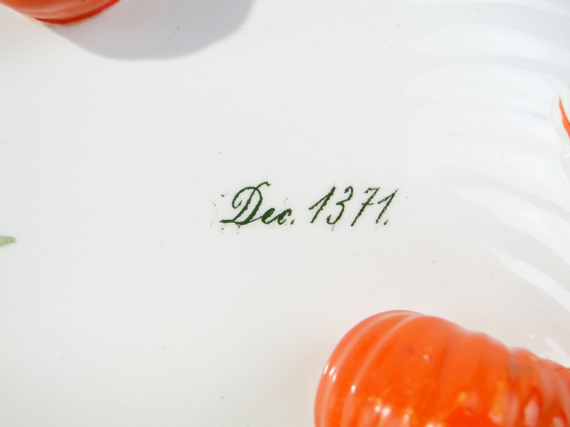 Historicist Serving Bowl, cream red-orange ceramics, France, turn of 19th/20th c. - 332743