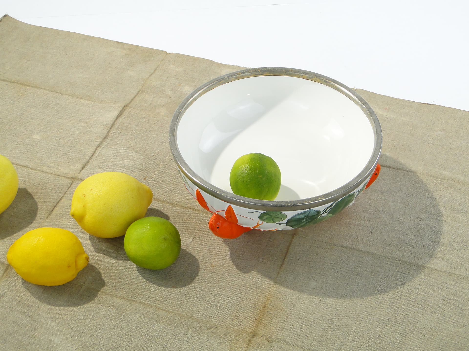 Historicist Serving Bowl, cream red-orange ceramics, France, turn of 19th/20th c. - 332747