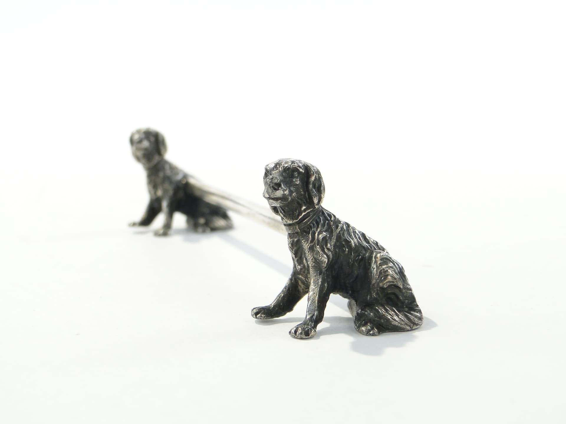 Set of Figural Knife Rests, silver, brass, WMF, Germany, 1890s - 332778