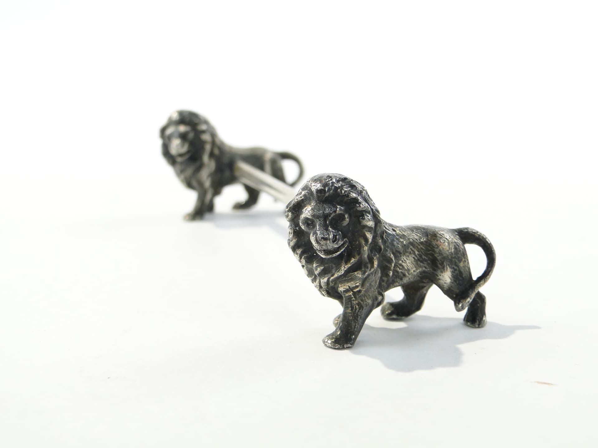 Set of Figural Knife Rests, silver, brass, WMF, Germany, 1890s - 332783
