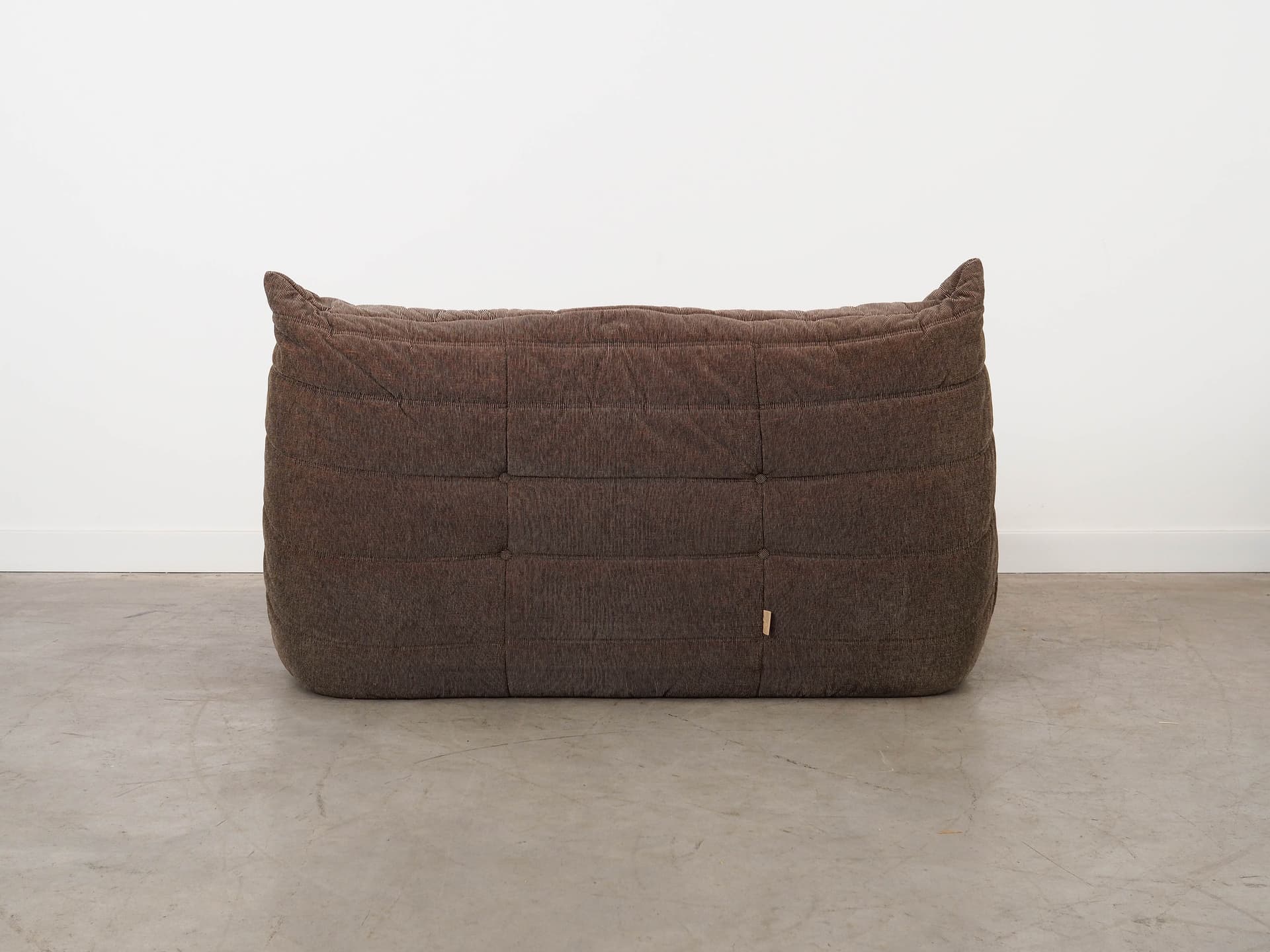 Sofa Togo, brown fabric, by M. Ducaroy, Ligne Roset, France, 1970s. - 332874