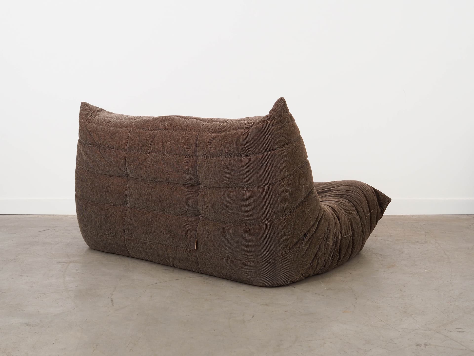 Sofa Togo, brown fabric, by M. Ducaroy, Ligne Roset, France, 1970s. - 332875