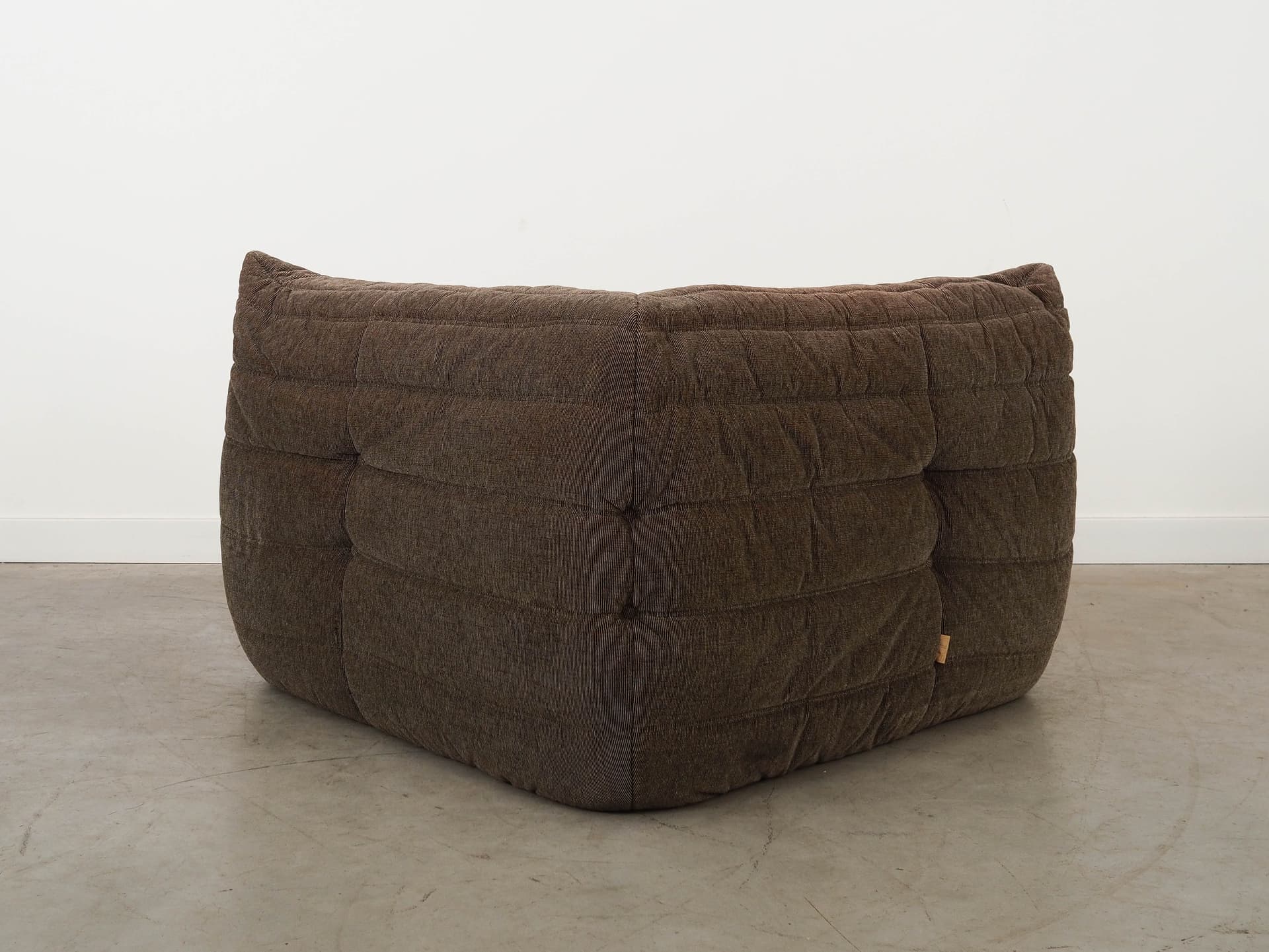 Corner sofa Togo, brown fabric, by M. Ducaroy, France, 1970s. - 332889