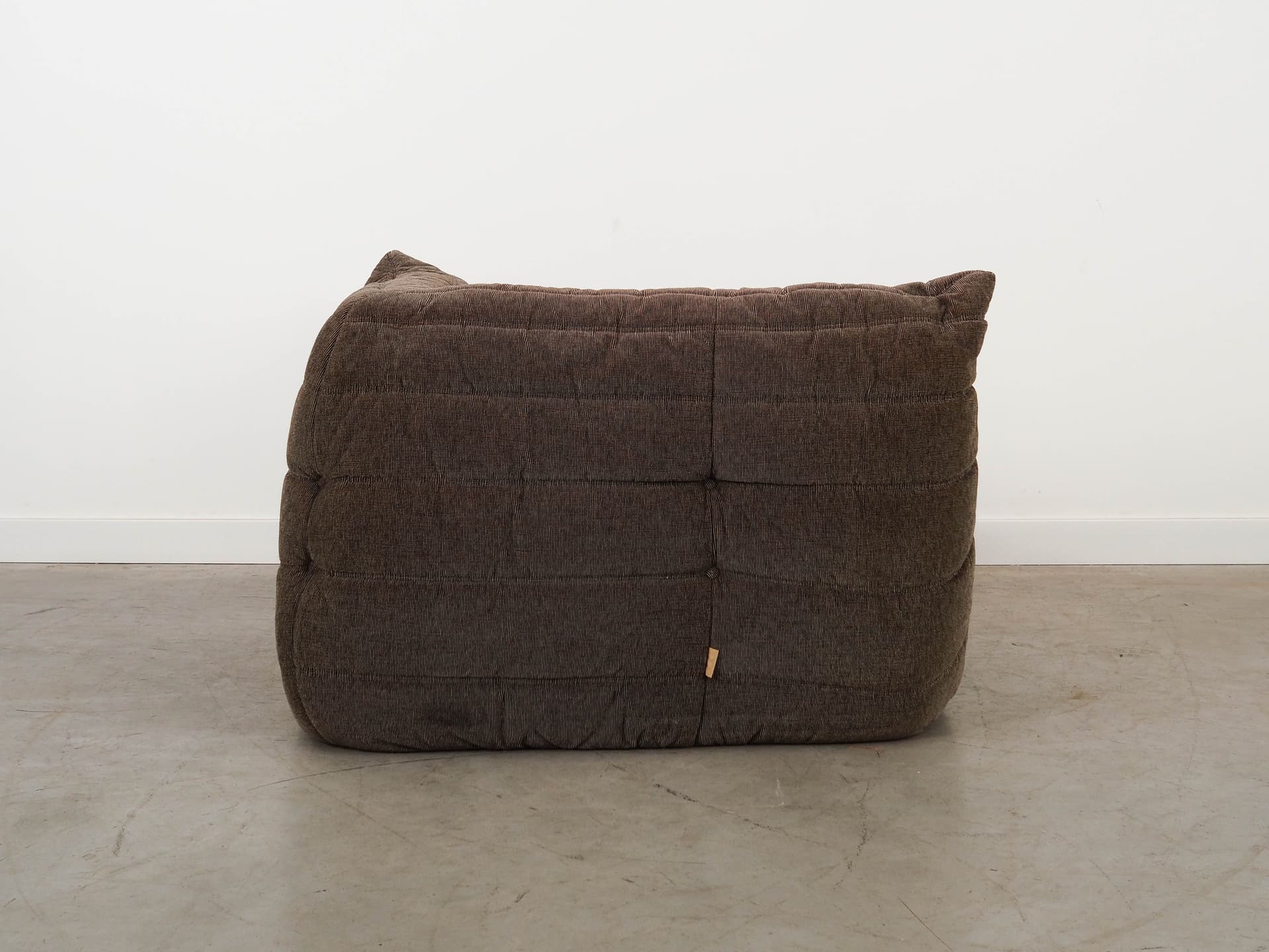 Corner sofa Togo, brown fabric, by M. Ducaroy, France, 1970s. - 332890