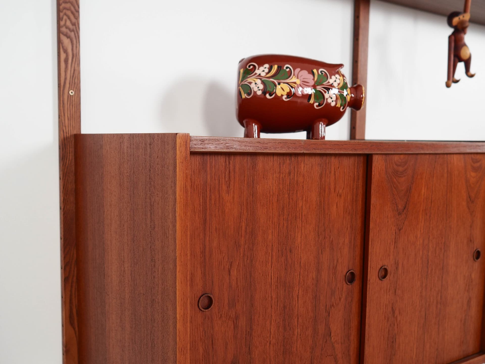 Regał systemowy PS System, teak brązowy, Randers Møbelfabrik, Dania, lata 60. - 332930