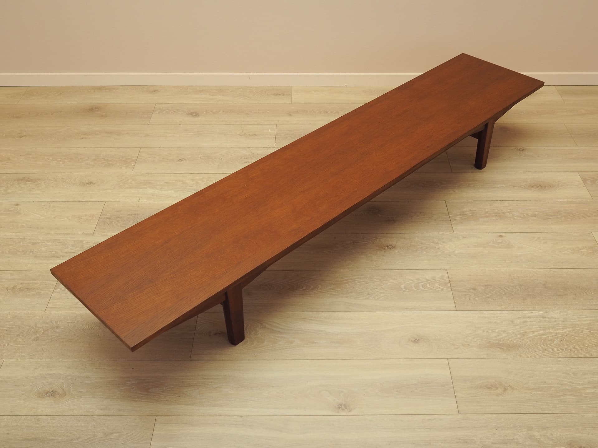 Lowboard, brown oak, brown teak, Denmark, 1970s. - 332945