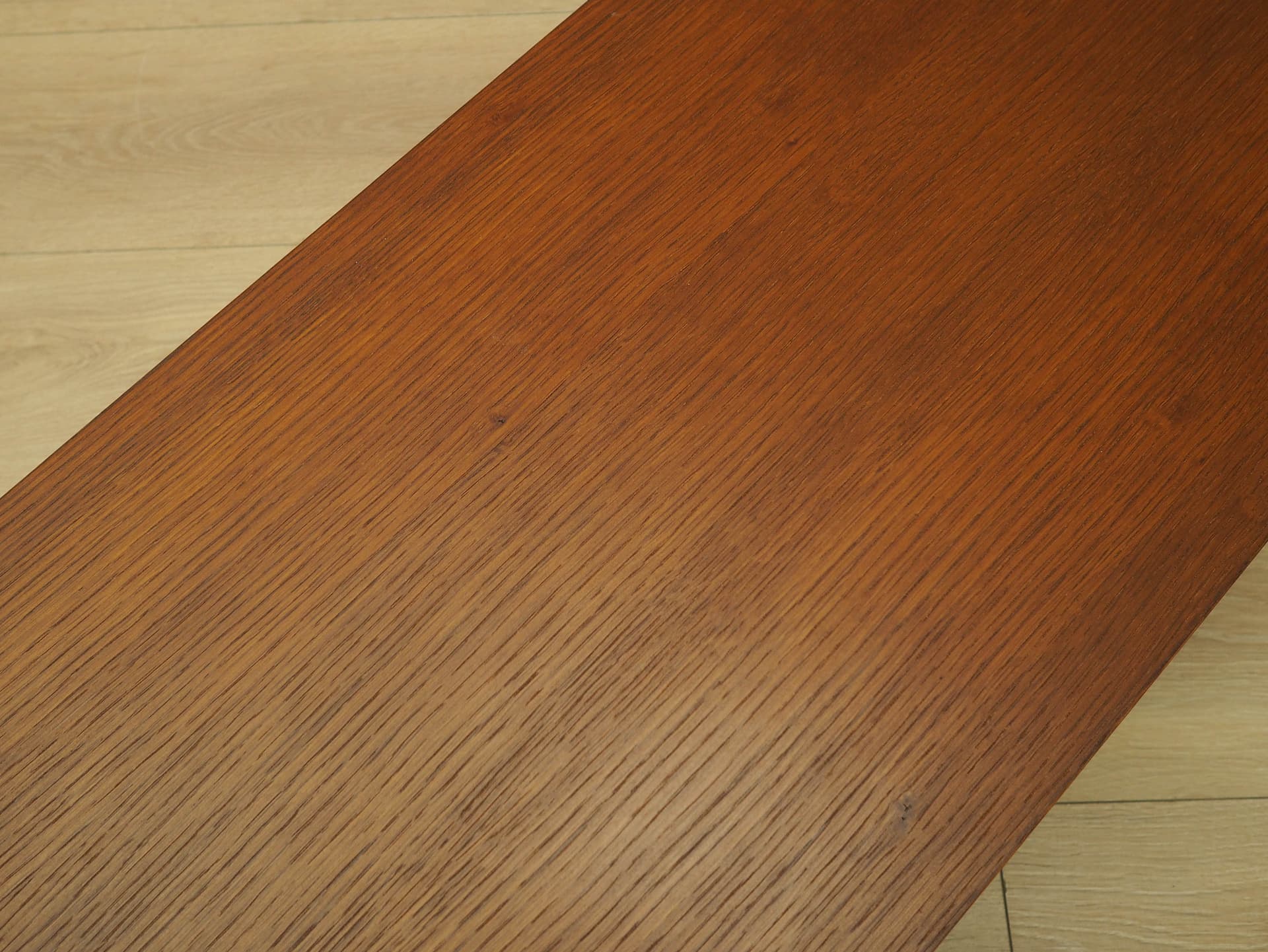 Lowboard, brown oak, brown teak, Denmark, 1970s. - 332946