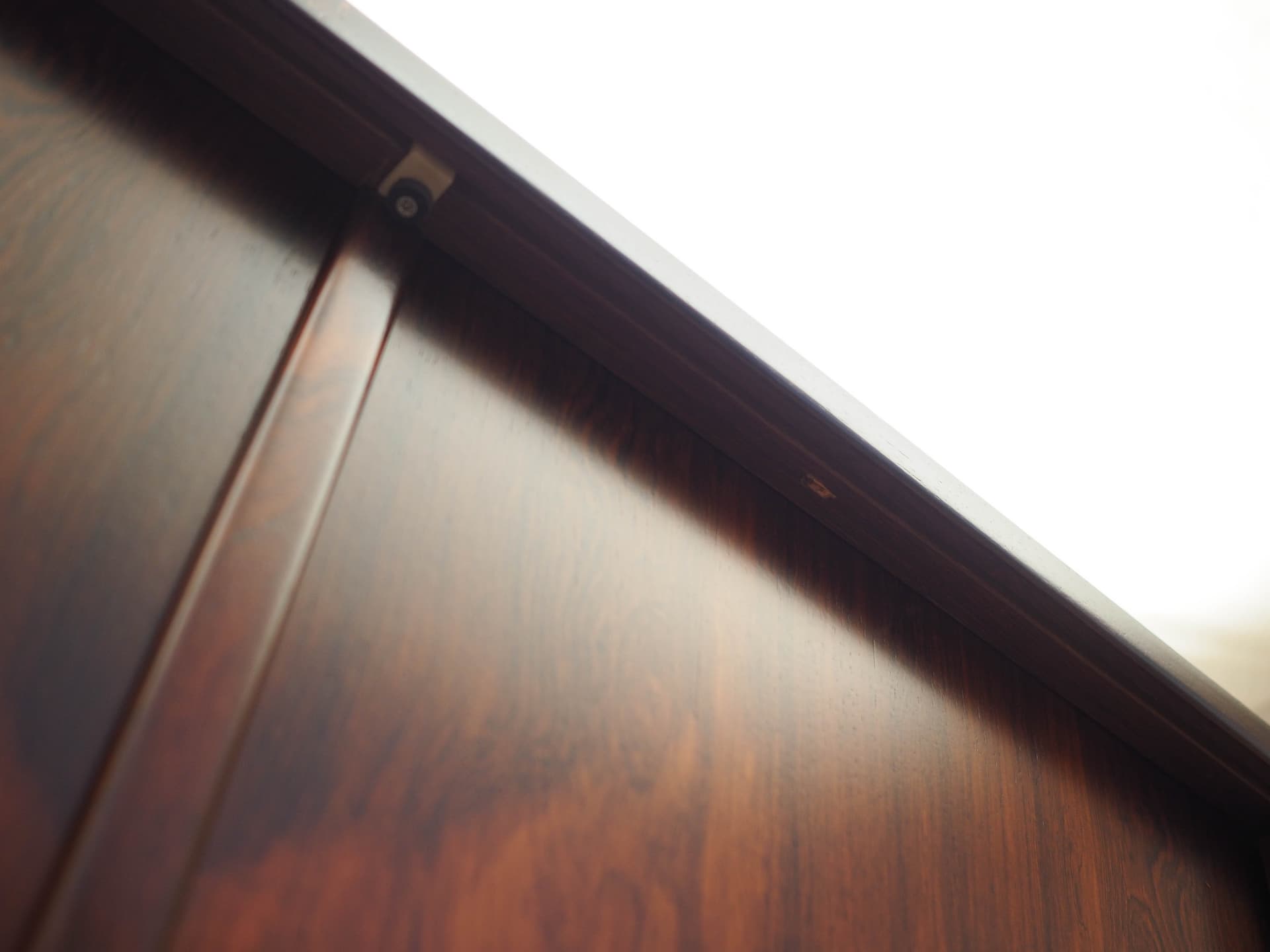 Wardrobe, brown rosewood, wood, Denmark, 1970s. - 332954