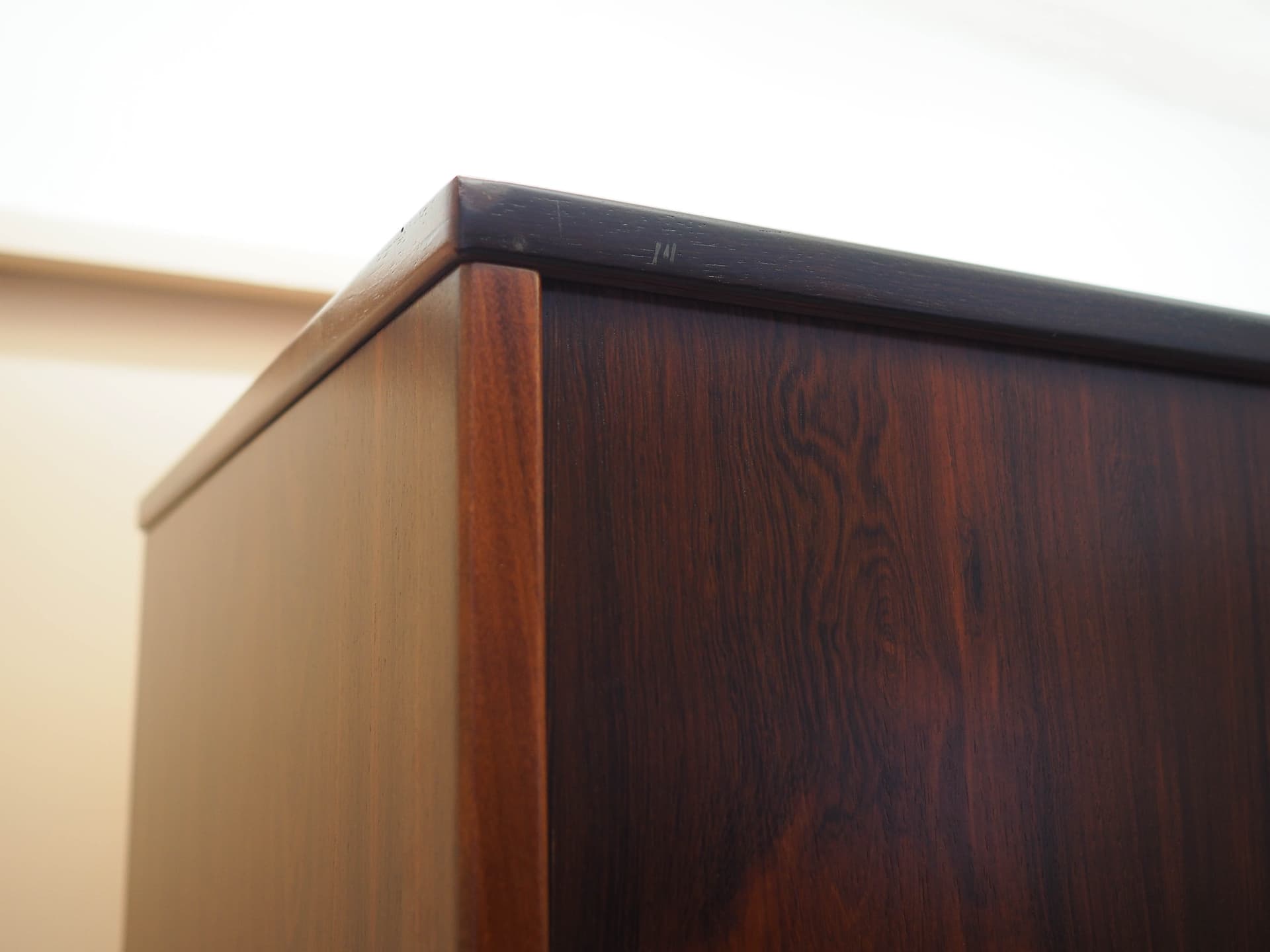 Wardrobe, brown rosewood, wood, Denmark, 1970s. - 332957