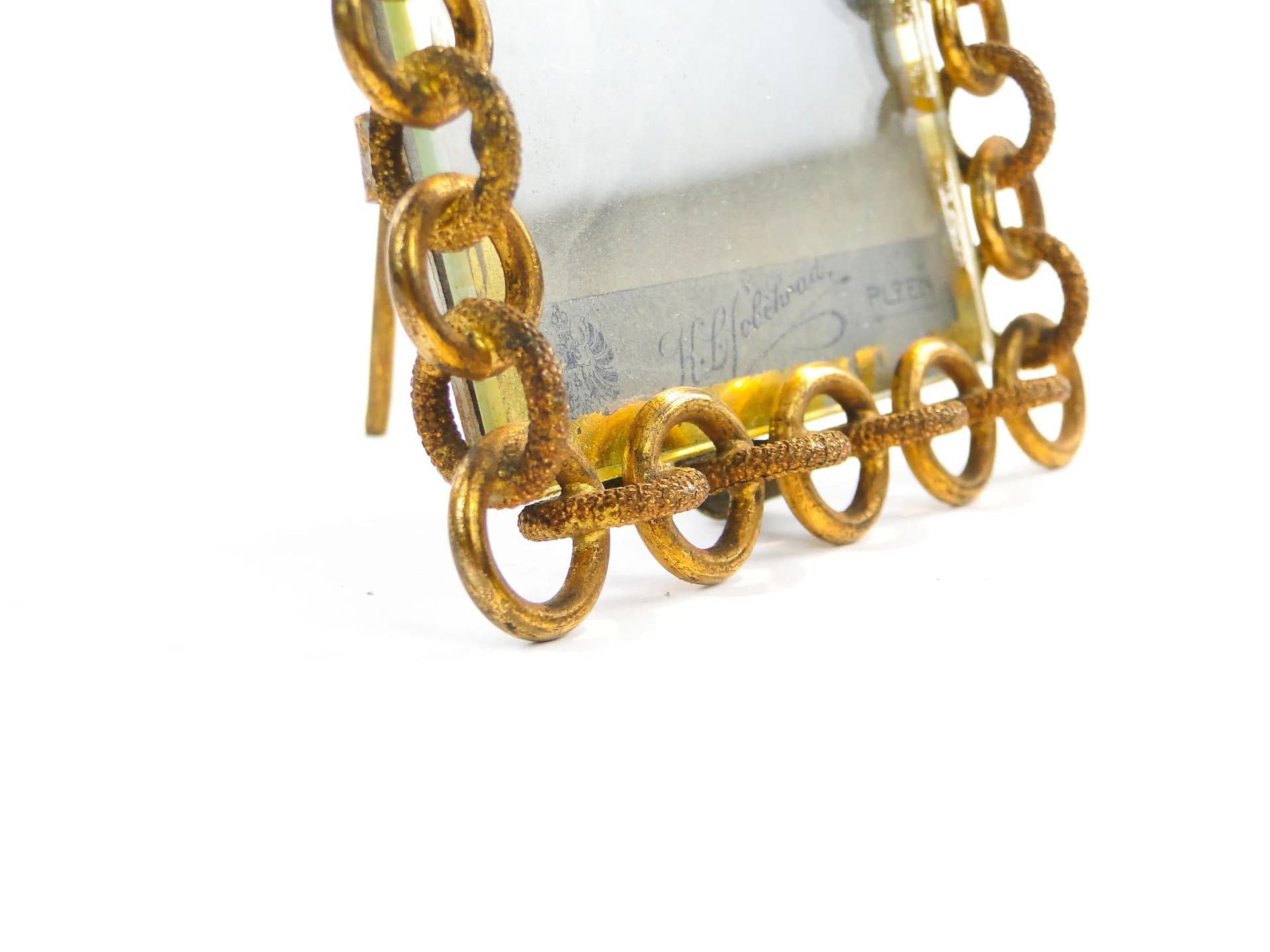 Photo Frame, Art Nouveau, gilt brass, Austria, 19th c. - 24991