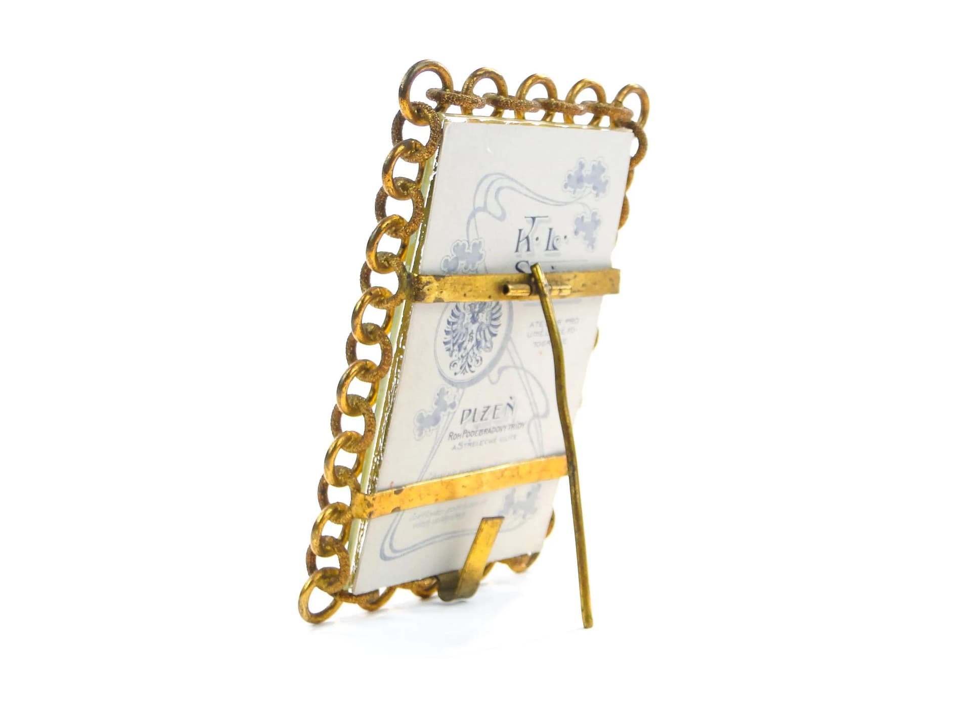 Photo Frame, Art Nouveau, gilt brass, Austria, 19th c. - 24993