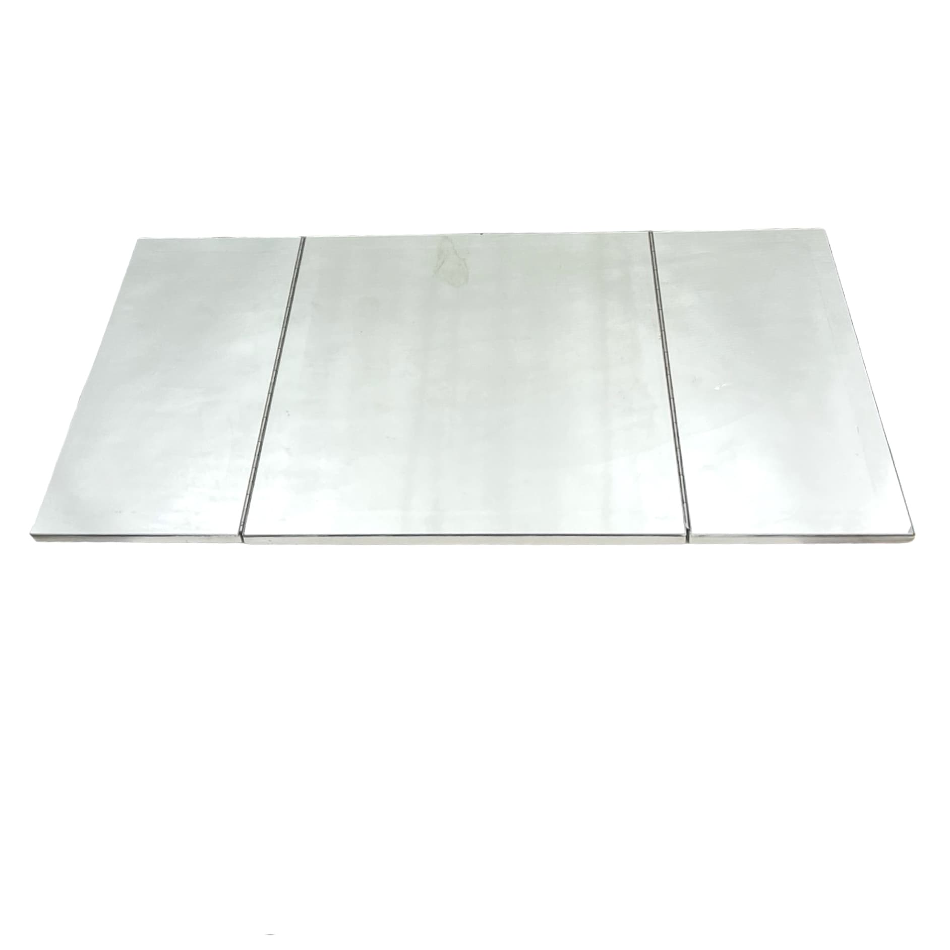 Three-Part Folding Mirror, silver, glass plastic, Poland, 1970s. - 333315