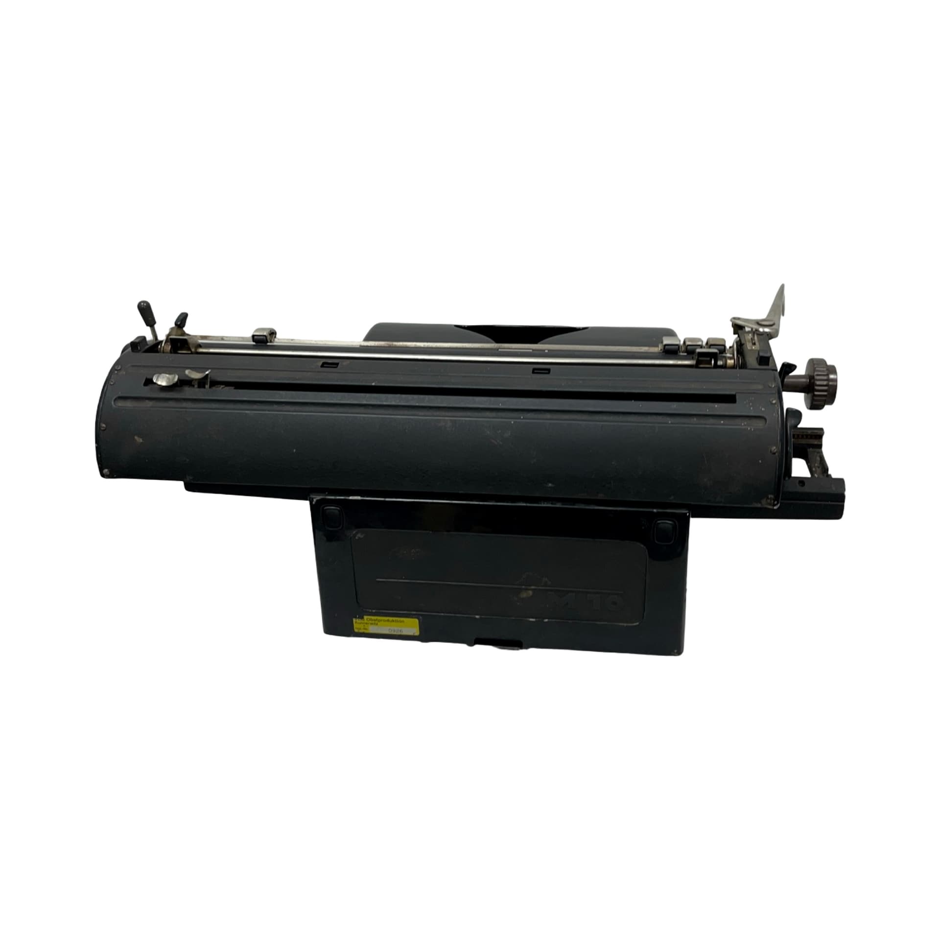 Typewriter Olympia M10, black metal, Germany, 1930s. - 333322