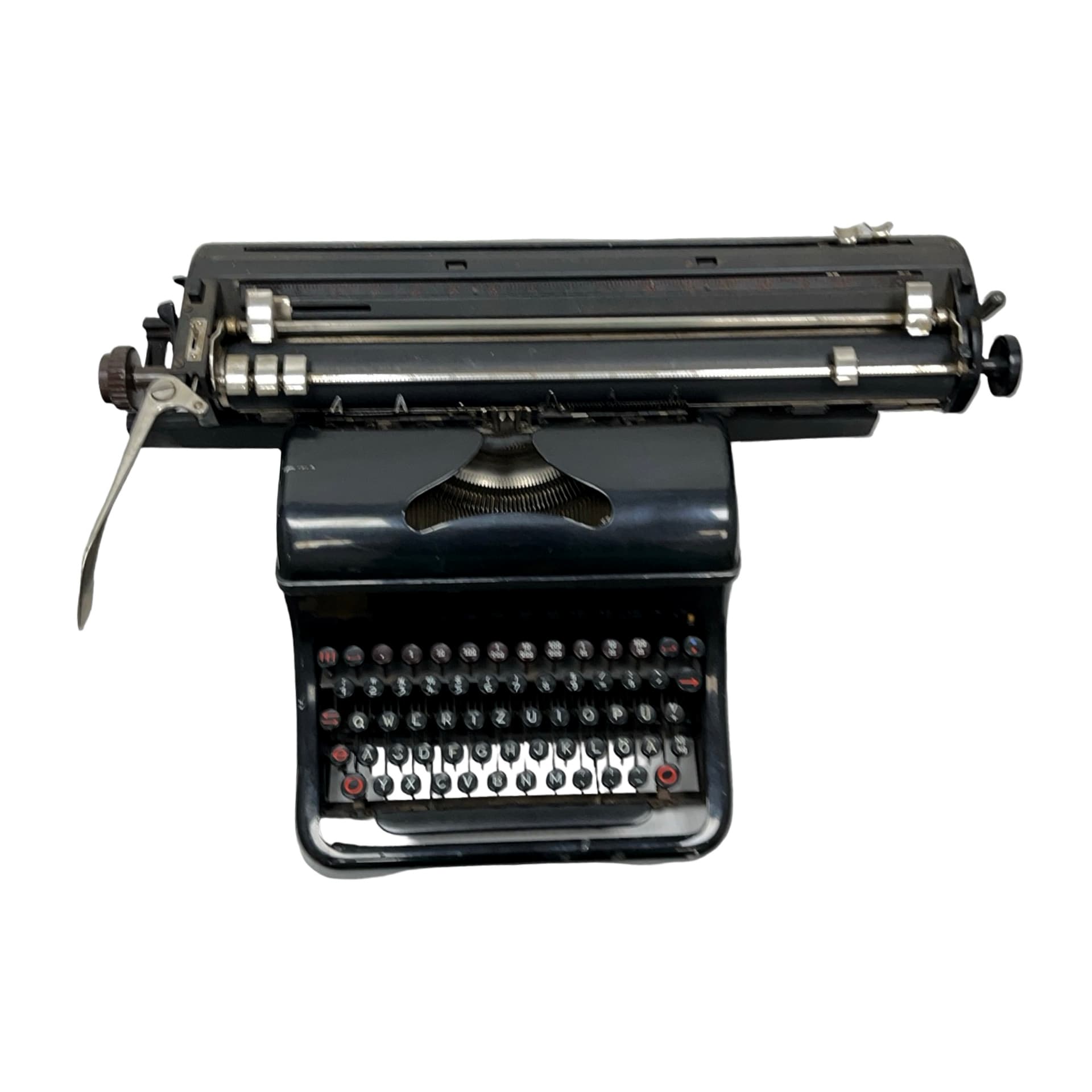 Typewriter Olympia M10, black metal, Germany, 1930s. - 333327