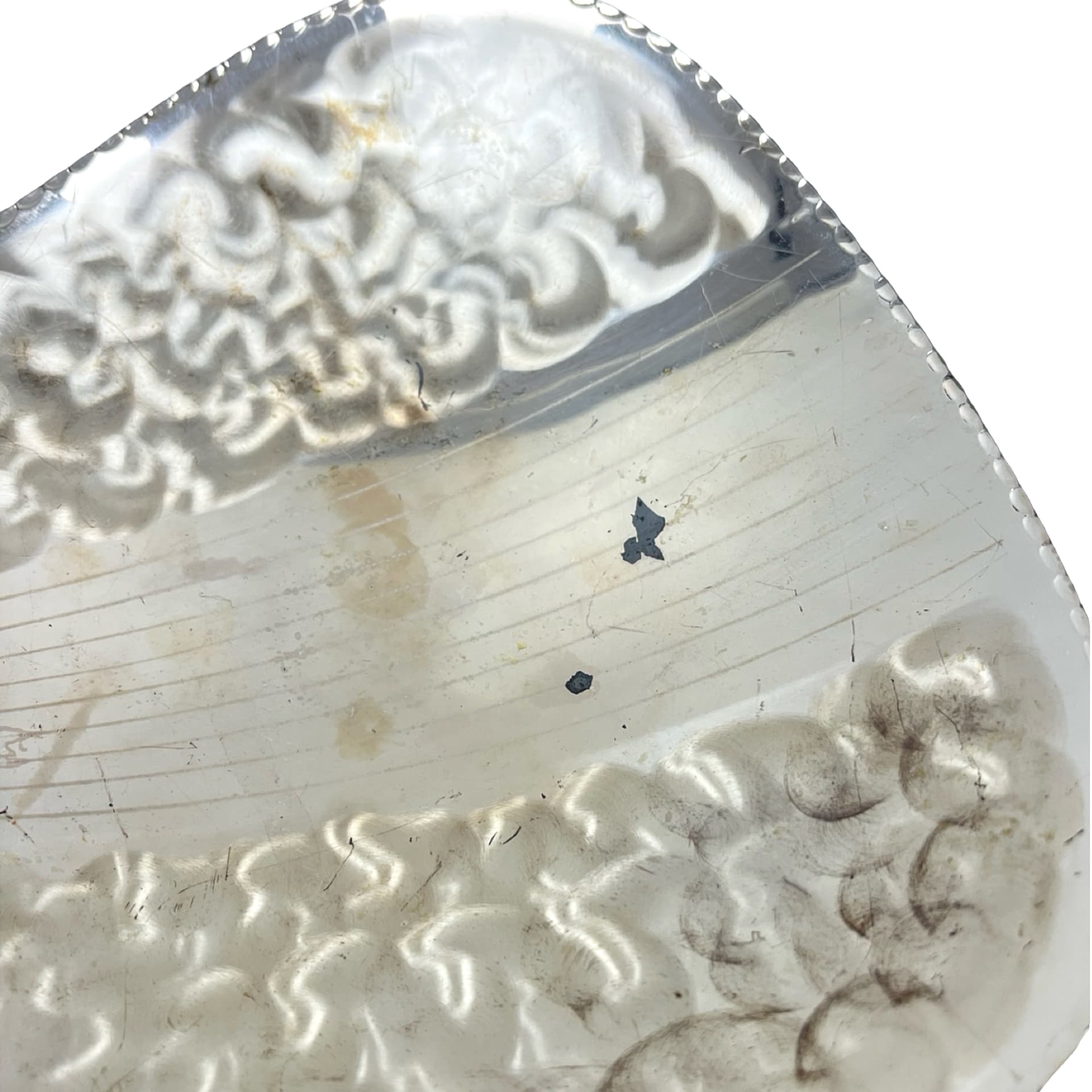 Decorative platter, silver, Germany, 1970s. - 333330