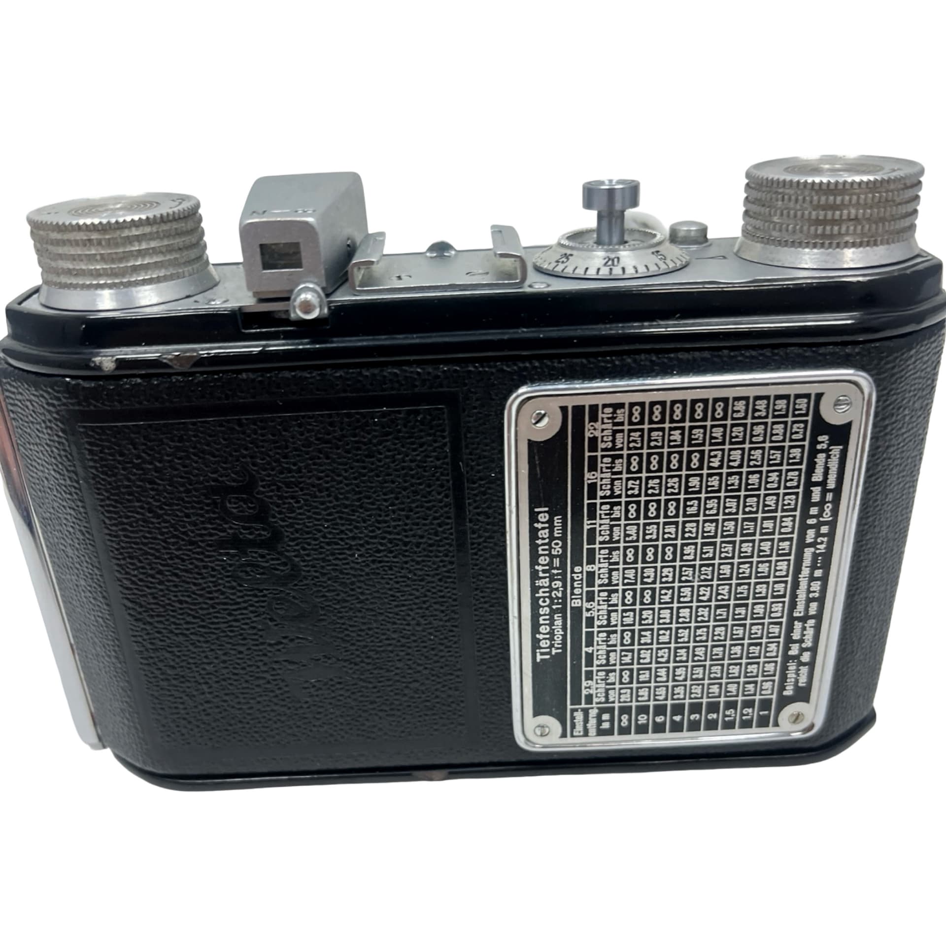 Aparat Welta Welti I, czarny, metal srebrny, Niemcy, lata 50. - 333408