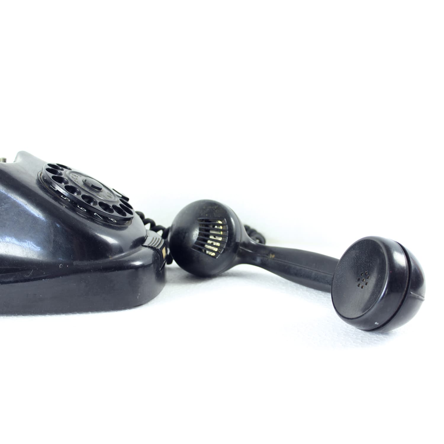 Telephone, black, Bakelite, 1960s - 333592