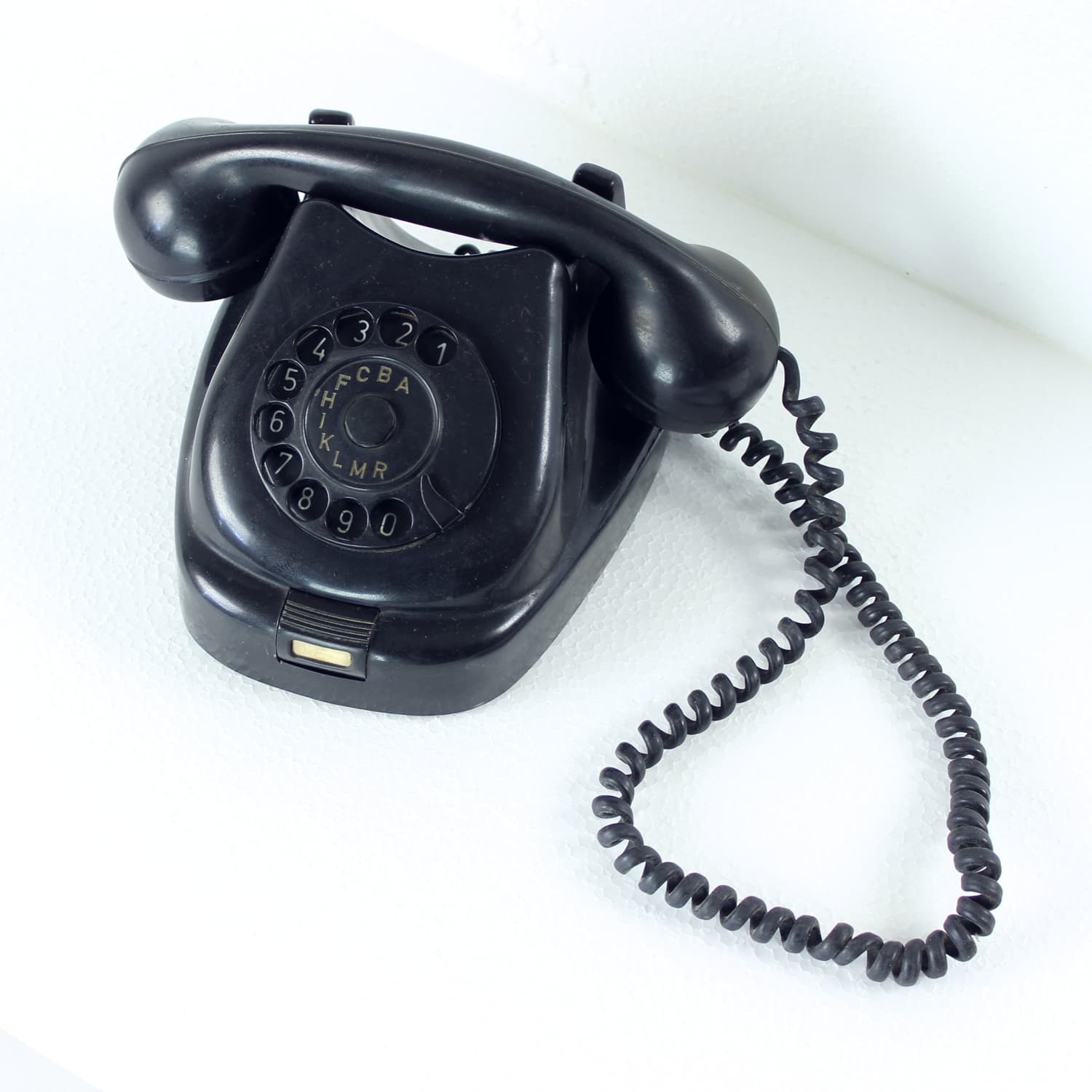 Telephone, black, Bakelite, 1960s - 333596