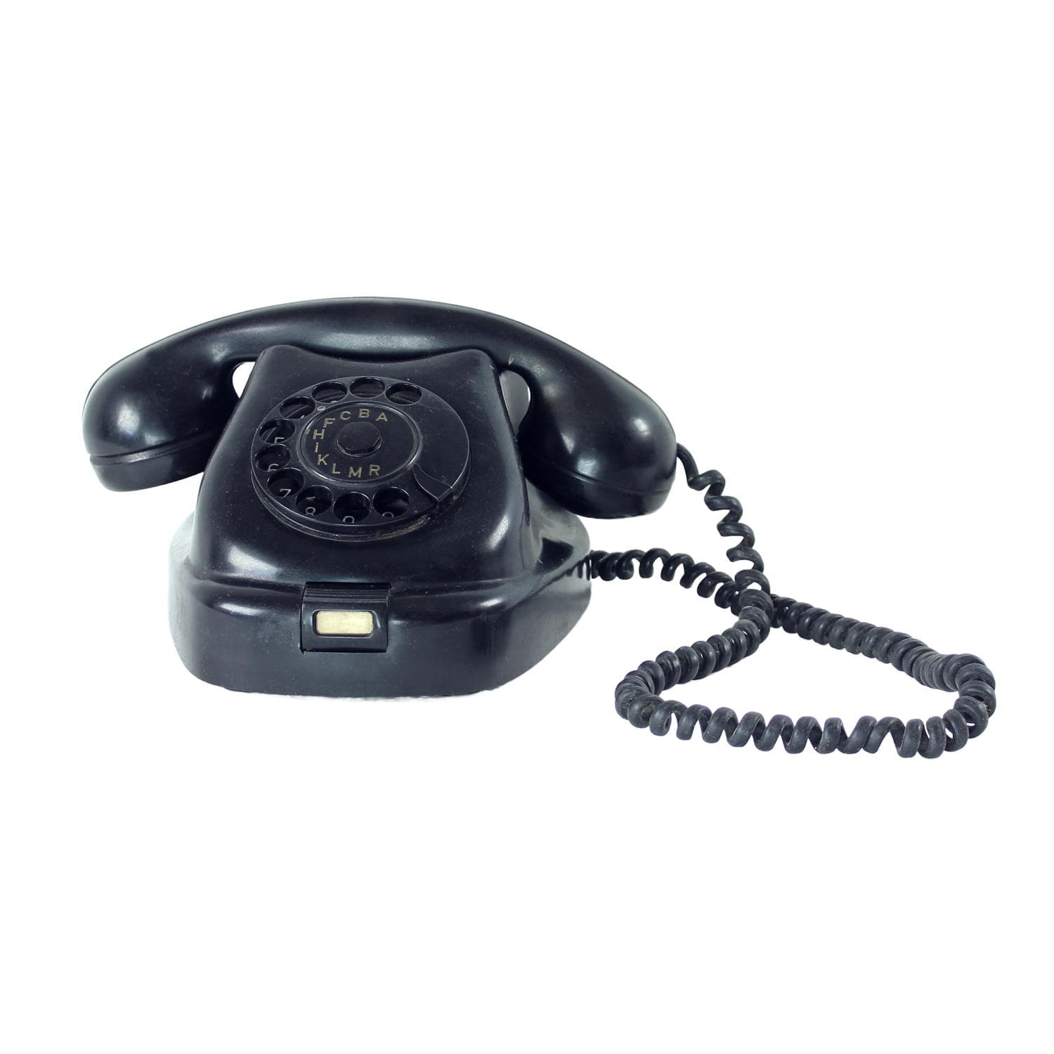 Telephone, black, Bakelite, 1960s