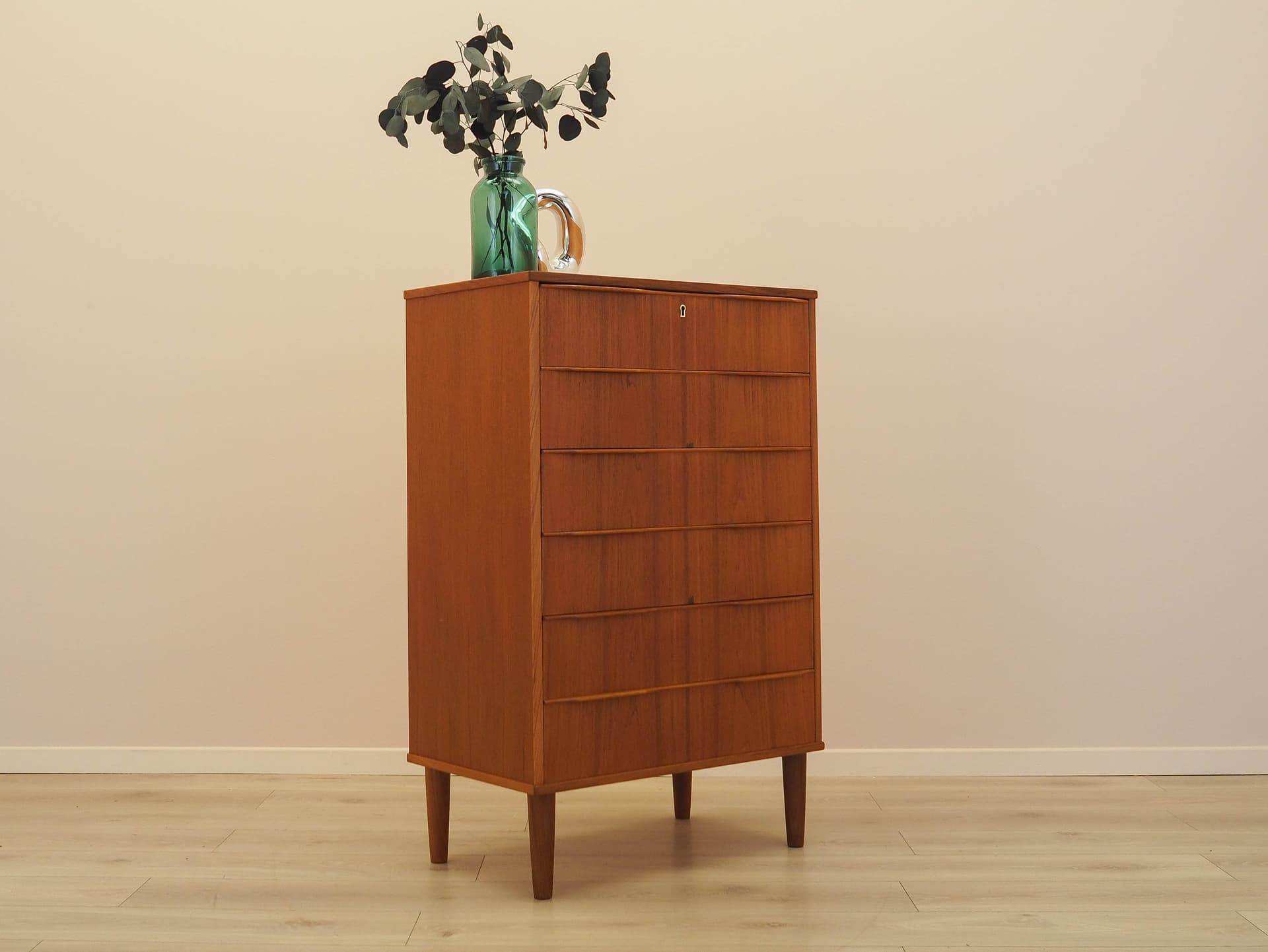Komoda, teak brązowy, Dania, lata 70. - 333761