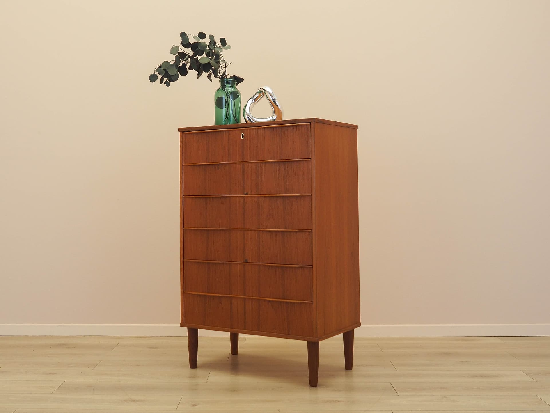 Komoda, teak brązowy, Dania, lata 70. - 333759