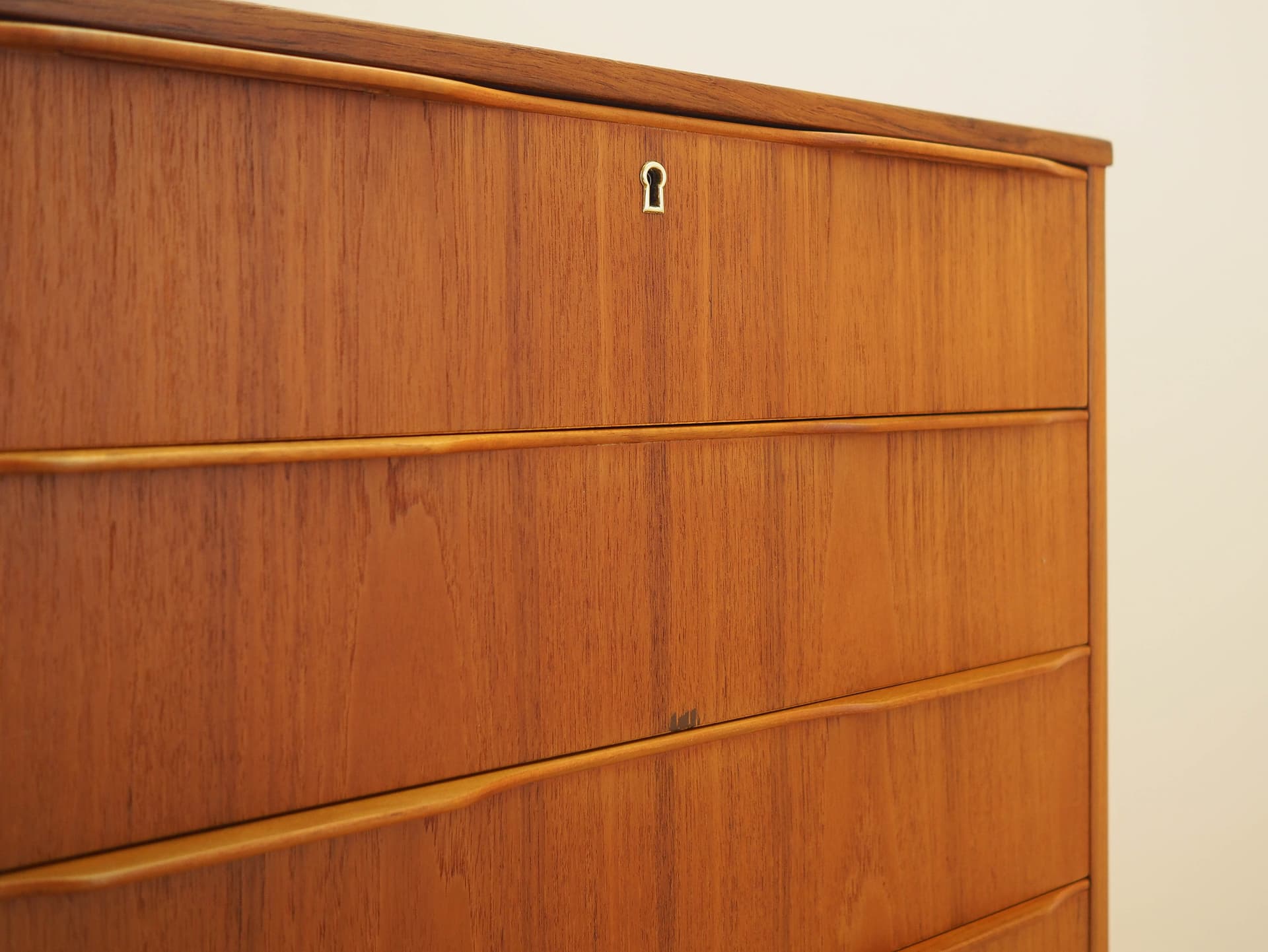 Komoda, teak brązowy, Dania, lata 70. - 333764