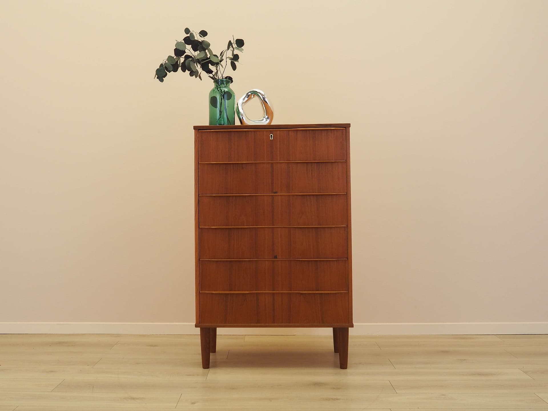 Komoda, teak brązowy, Dania, lata 70. - 333758