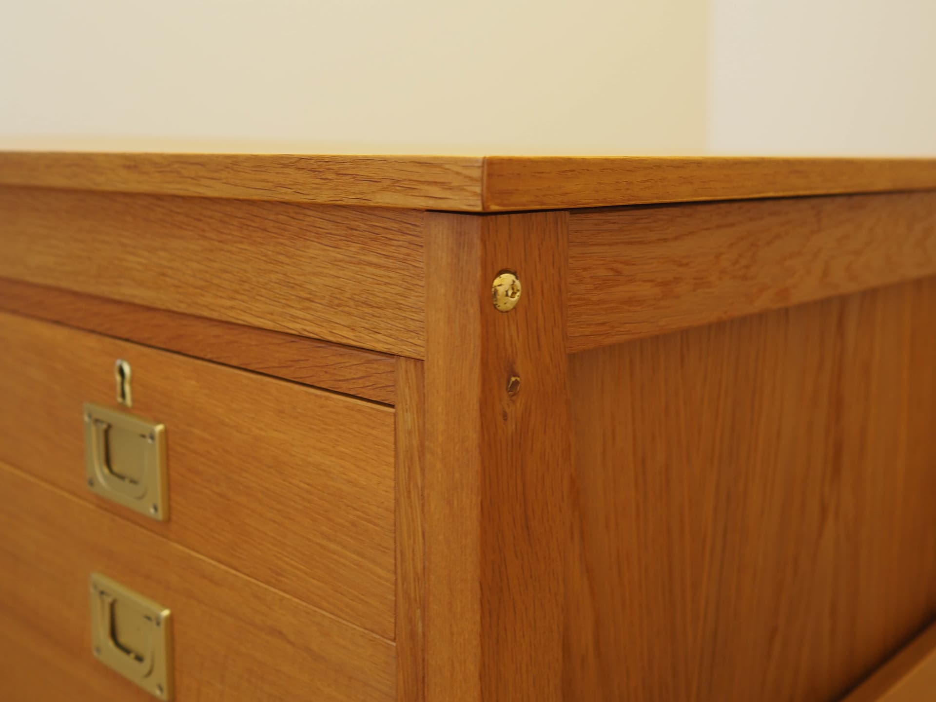 Desk, brown ash, Denmark, 1970s. - 333776