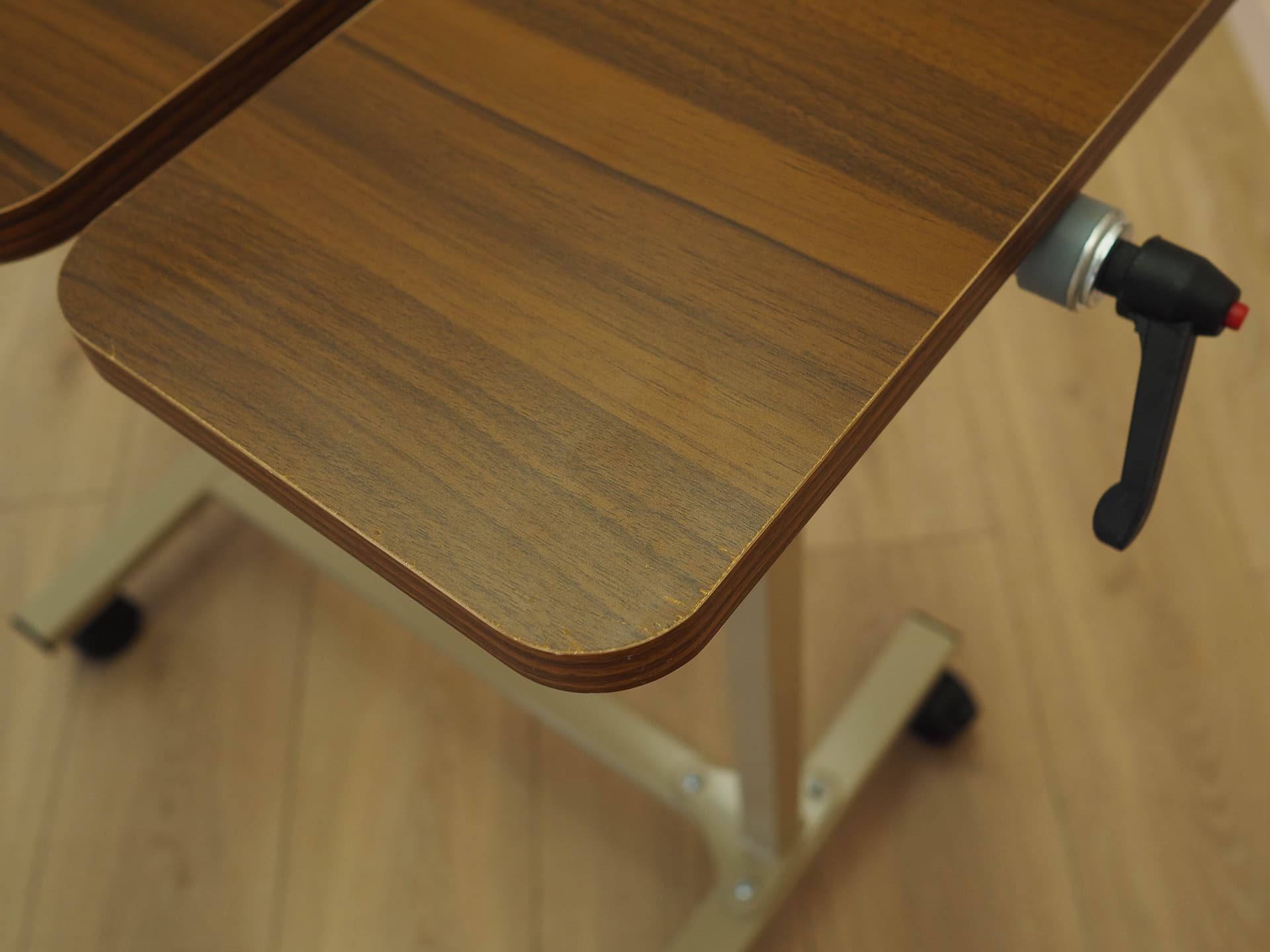 Music stand, brown walnut, beige metal, Denmark - 333805