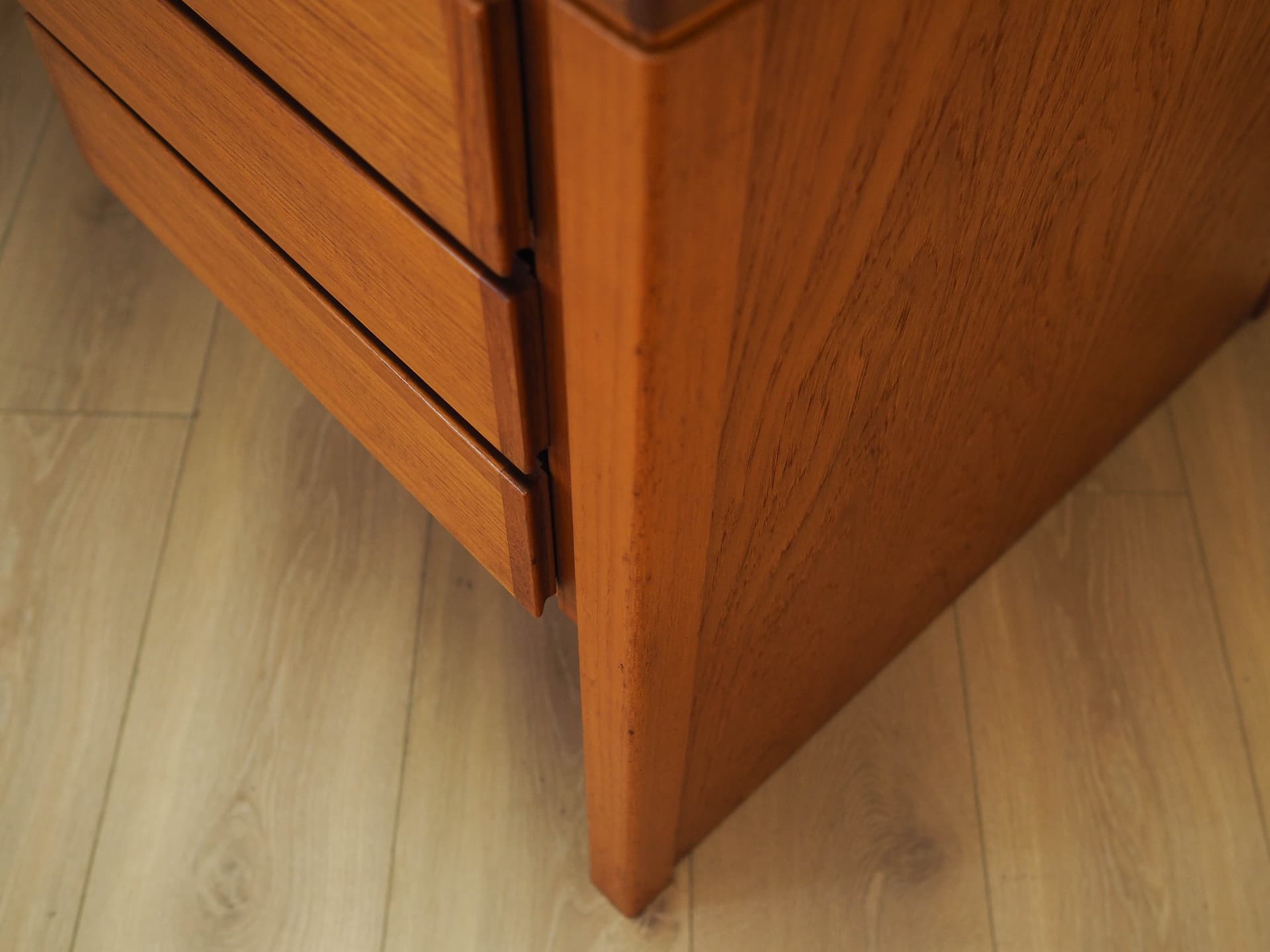 Desk, brown teak, Omann Jun, Denmark, 1970s. - 333931