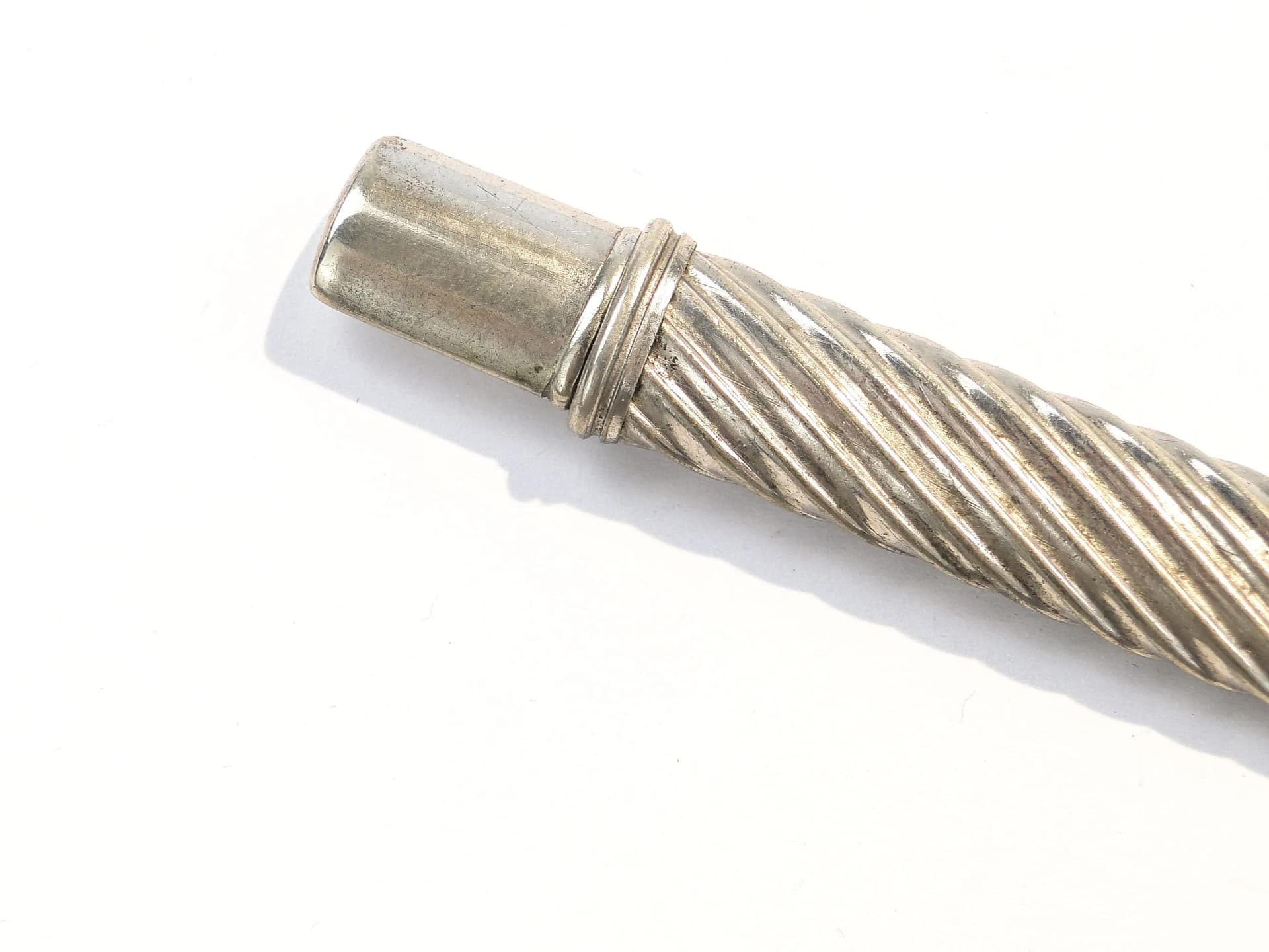 Pencil Case, Art Nouveau, silver nickel-plated brass, Western Europe, early 20th c. - 24984