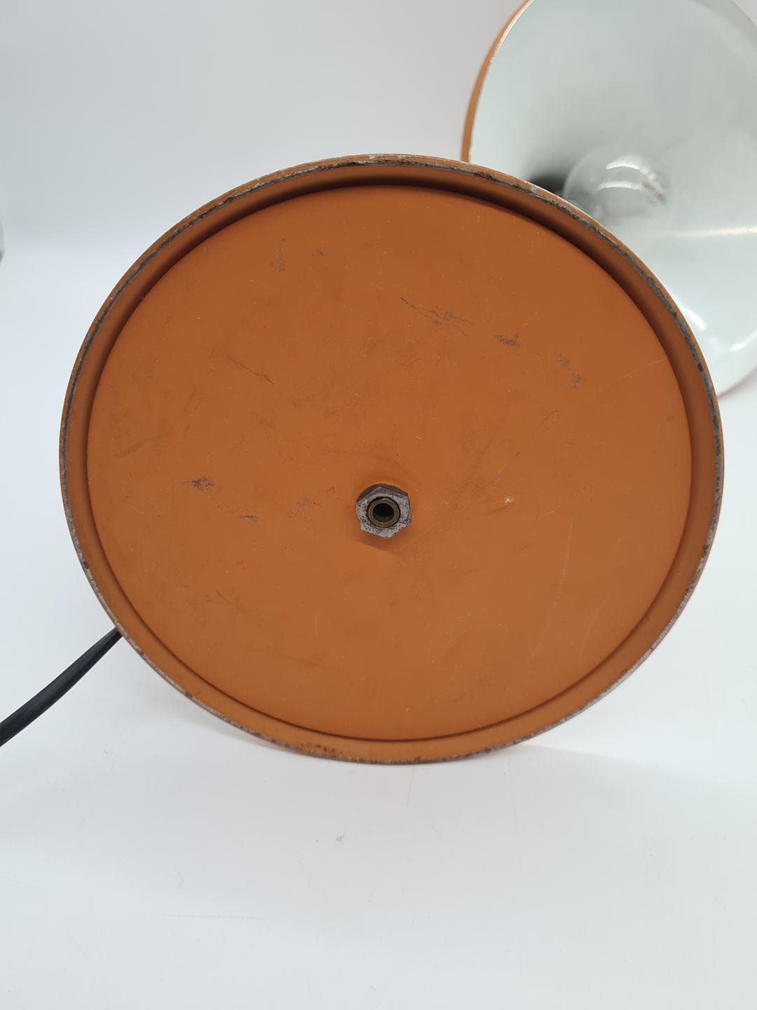 Lampa biurkowa Space Age, metal pomarańczowy, metal czarny, Europa, lata 70. - 334056