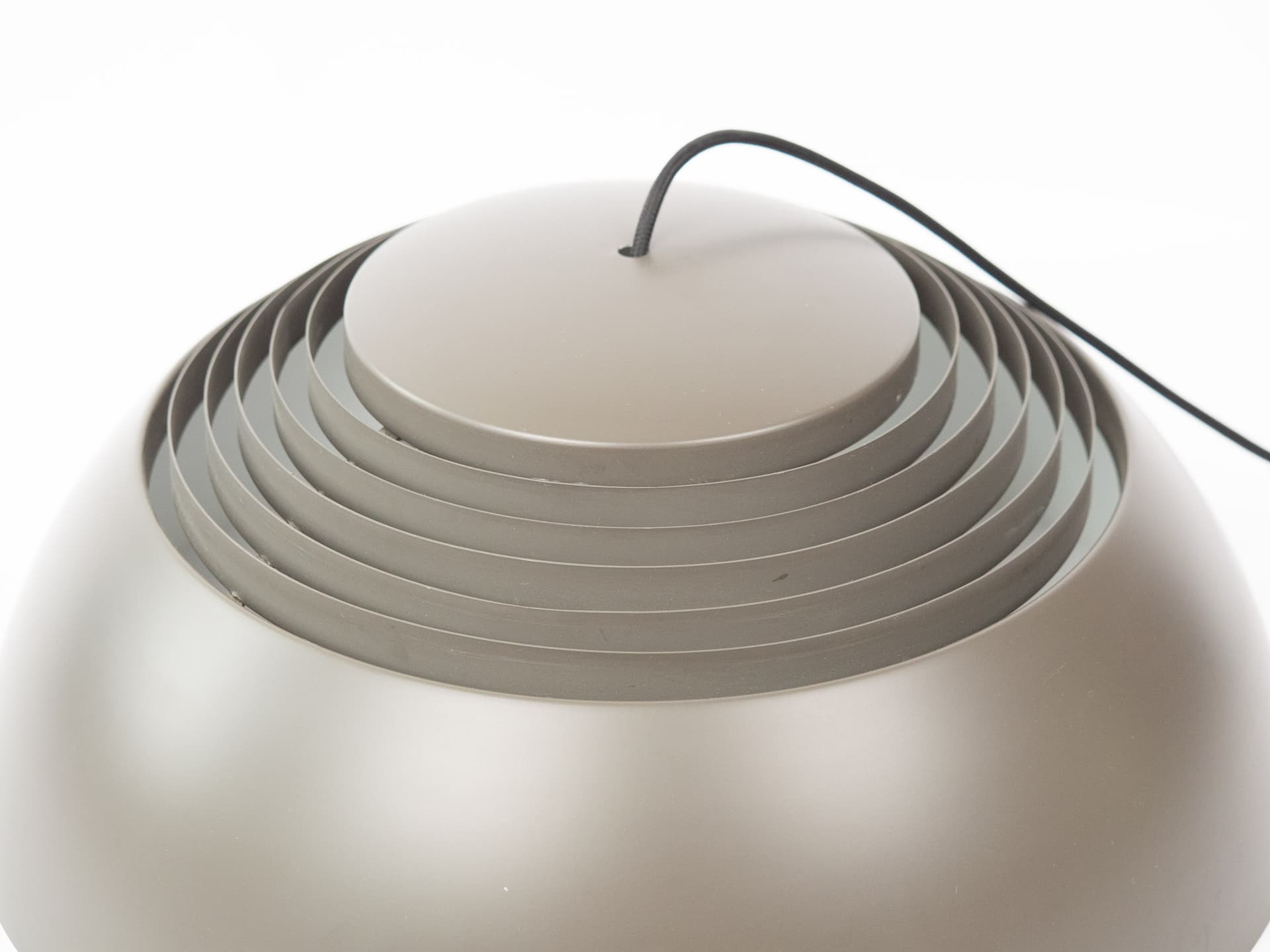 Pendant Lamp AJ Royal 500, grey aluminum, by A. Jacobsen, Louis Poulsen, Denmark, 1970s. - 334096