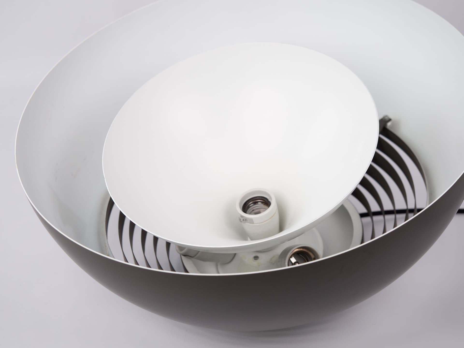 Pendant Lamp AJ Royal 500, grey aluminum, by A. Jacobsen, Louis Poulsen, Denmark, 1970s. - 334094