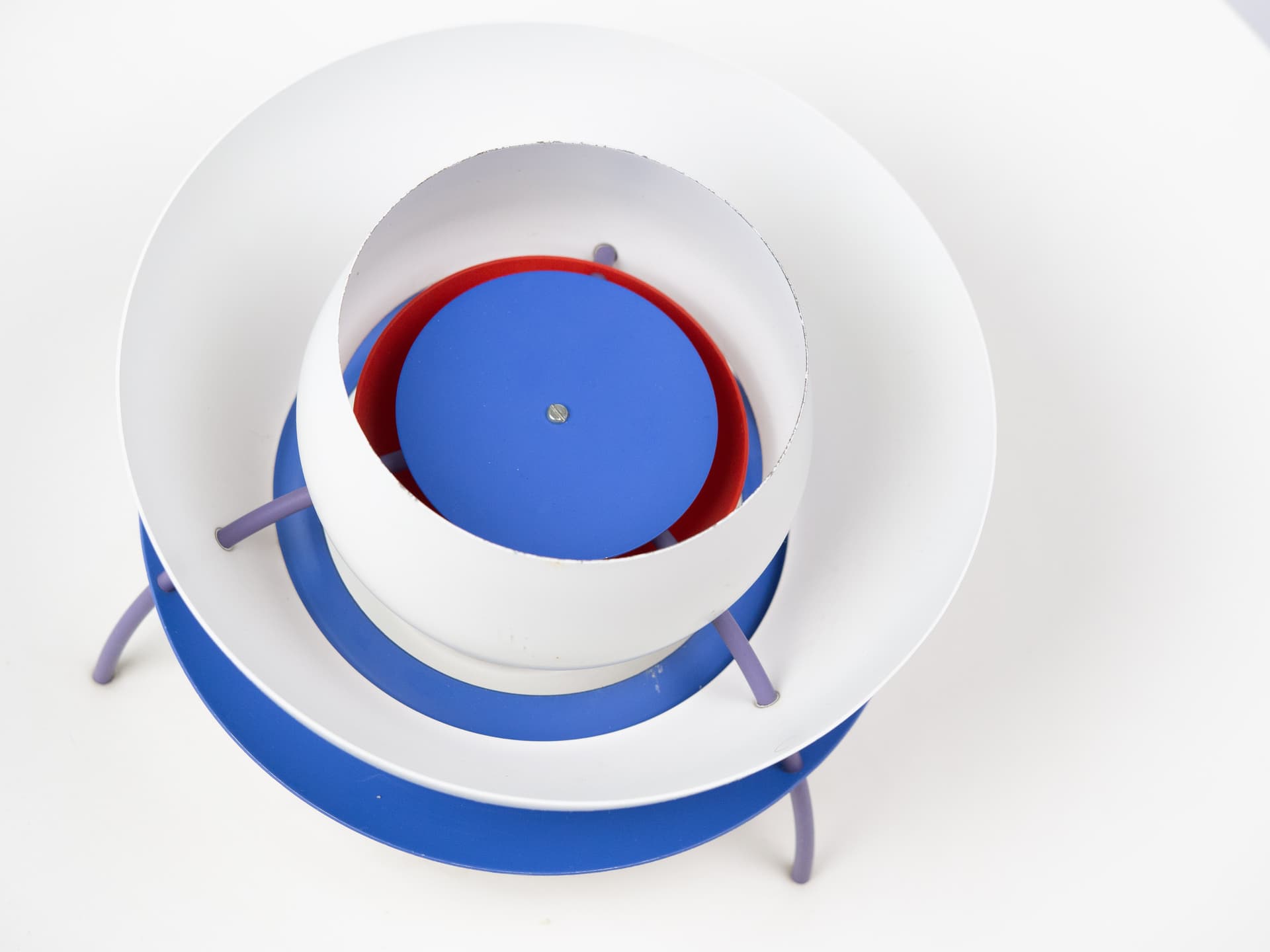 Pendant lamp PH 5, white, metal, by P. Henningsen, Louis Poulsen, Denmark, 1980s. - 334152