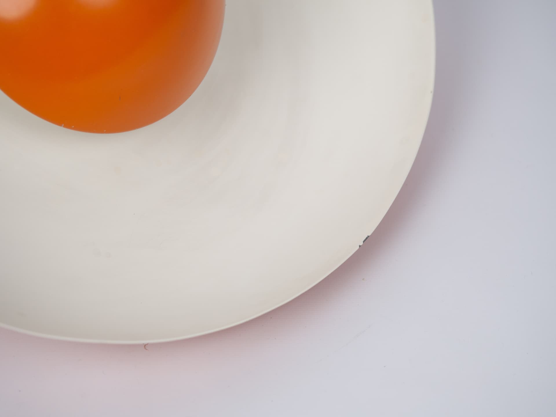 Pendant Lamp RA, orange metal, by P. Hein, Lyfa, Denmark, 1970s. - 334283