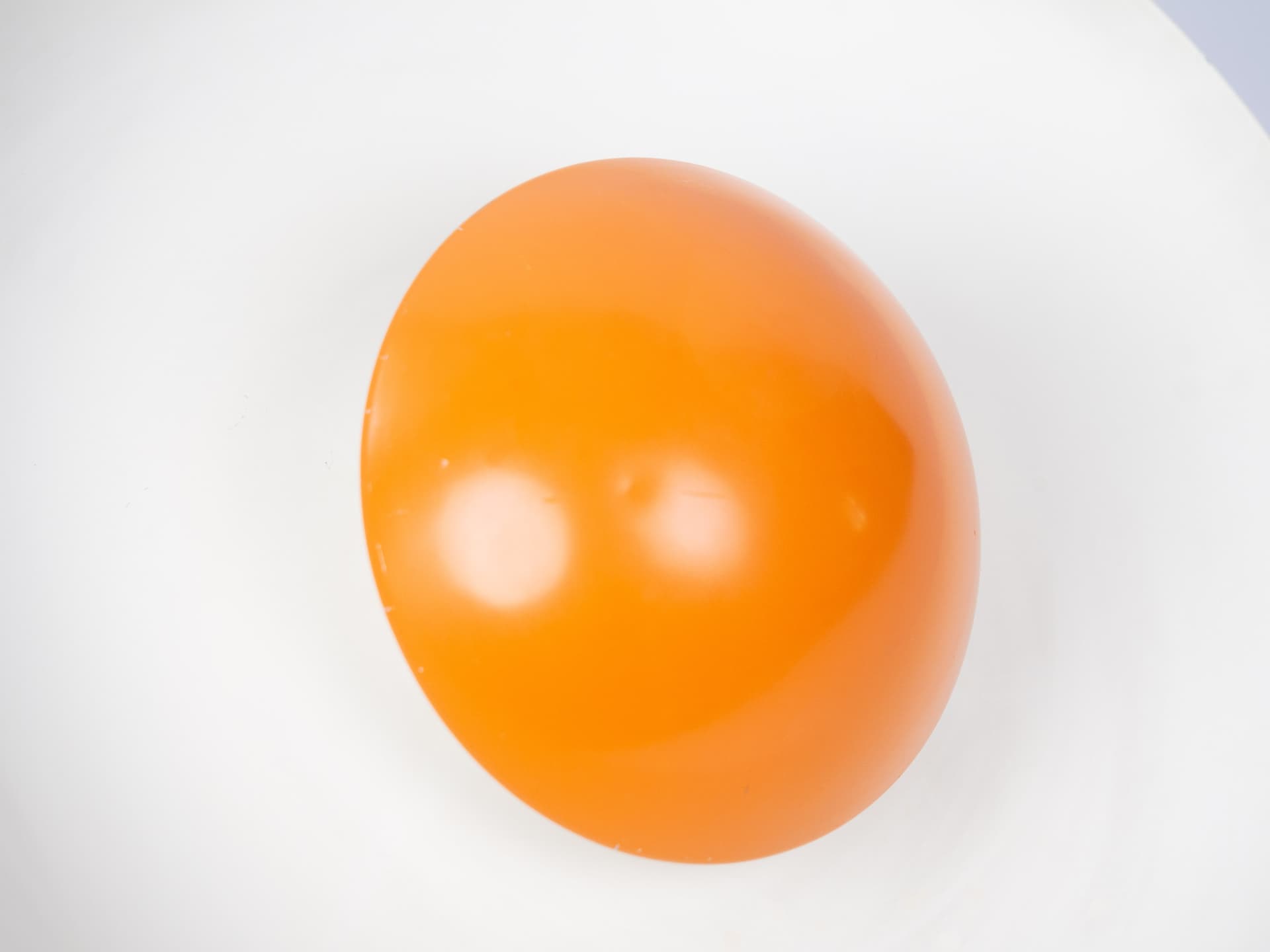 Pendant Lamp RA, orange metal, by P. Hein, Lyfa, Denmark, 1970s. - 334278