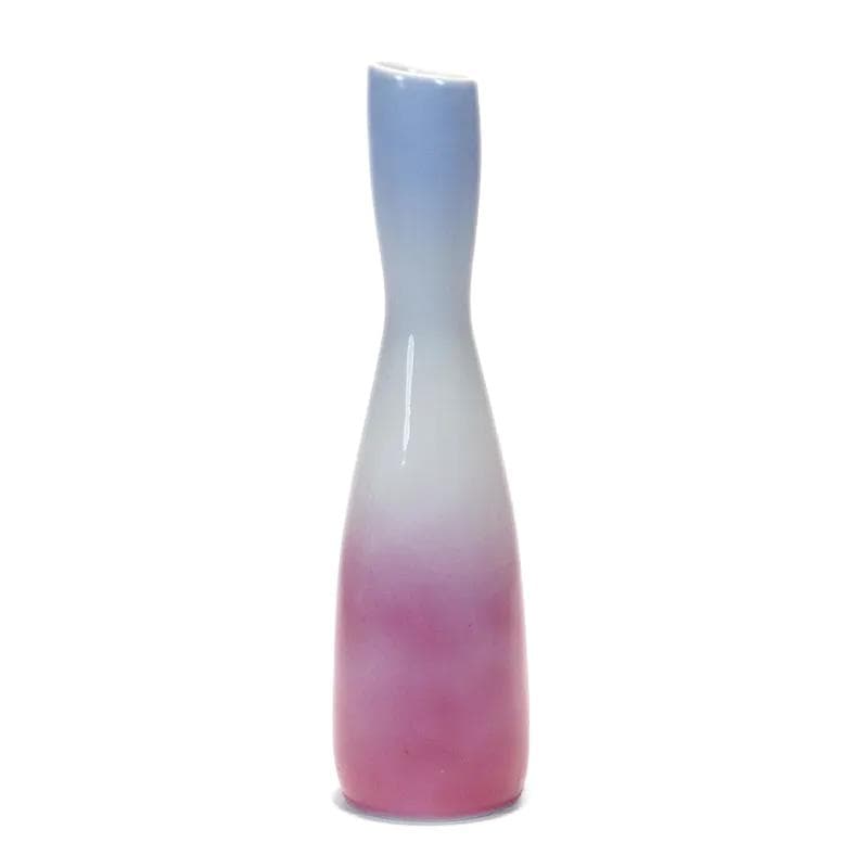 Wazon kręgiel, multikolor, porcelana, proj. Z. Przybyszewska, Ćmielów, Polska, lata 50.