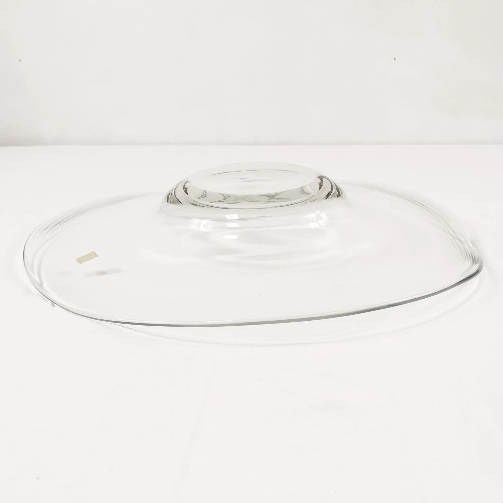 Patera szklana przezroczysta, proj. E. Eisch, Niemcy, lata 60. - 334829